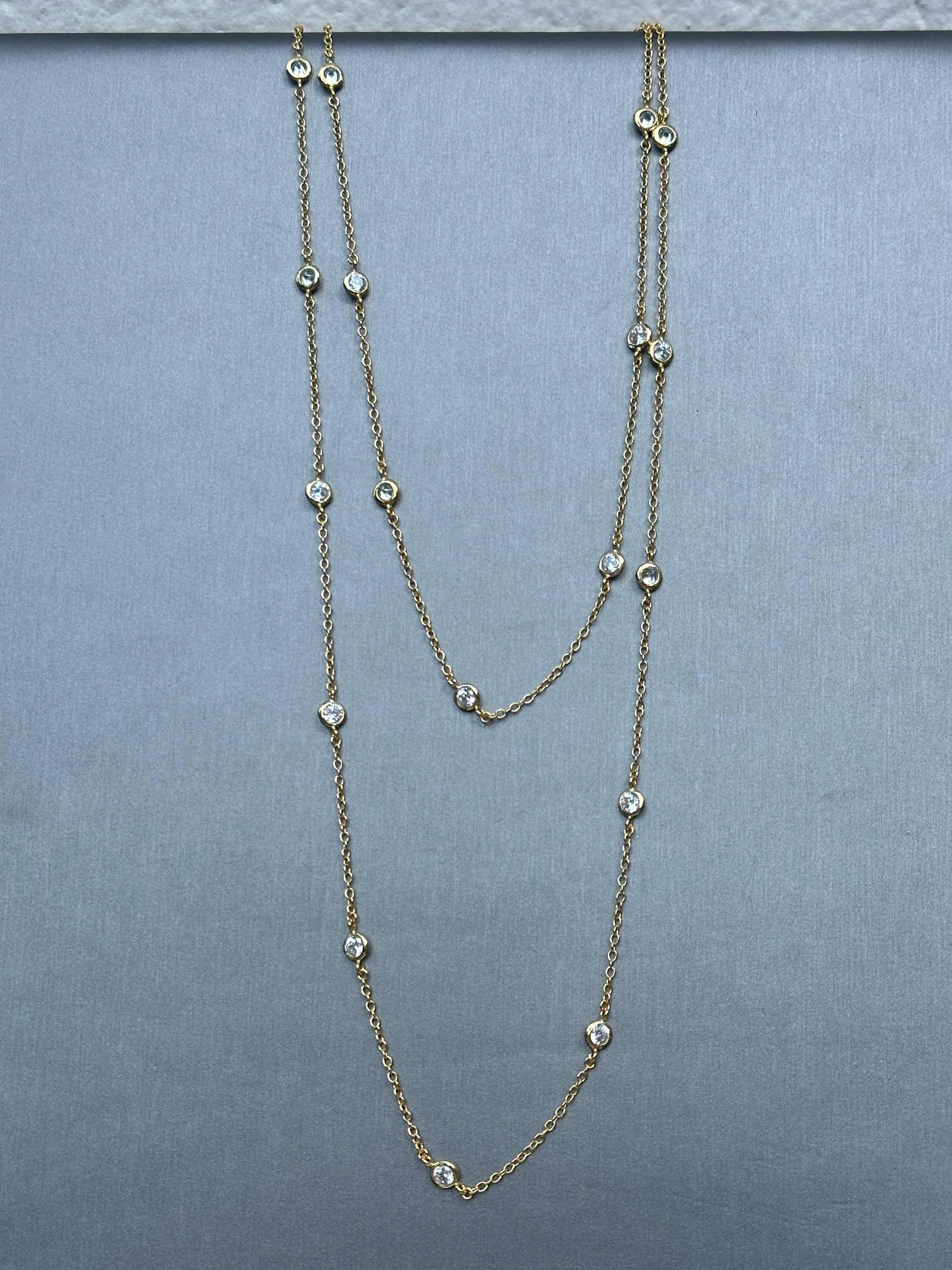 Diamond By The Yard Necklace