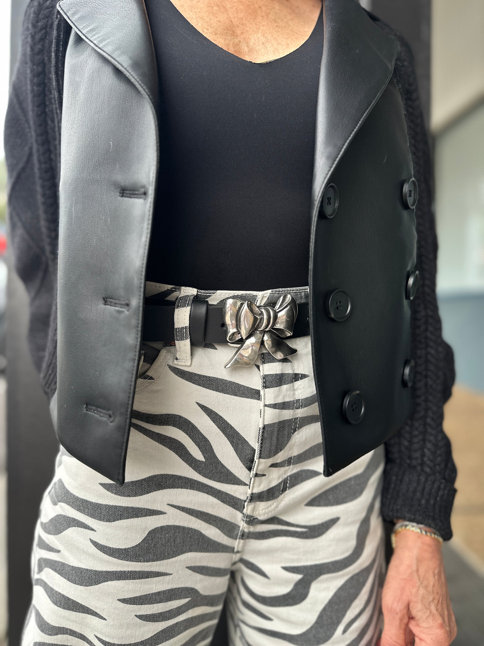 Far Out Zebra High Rise Wide Leg