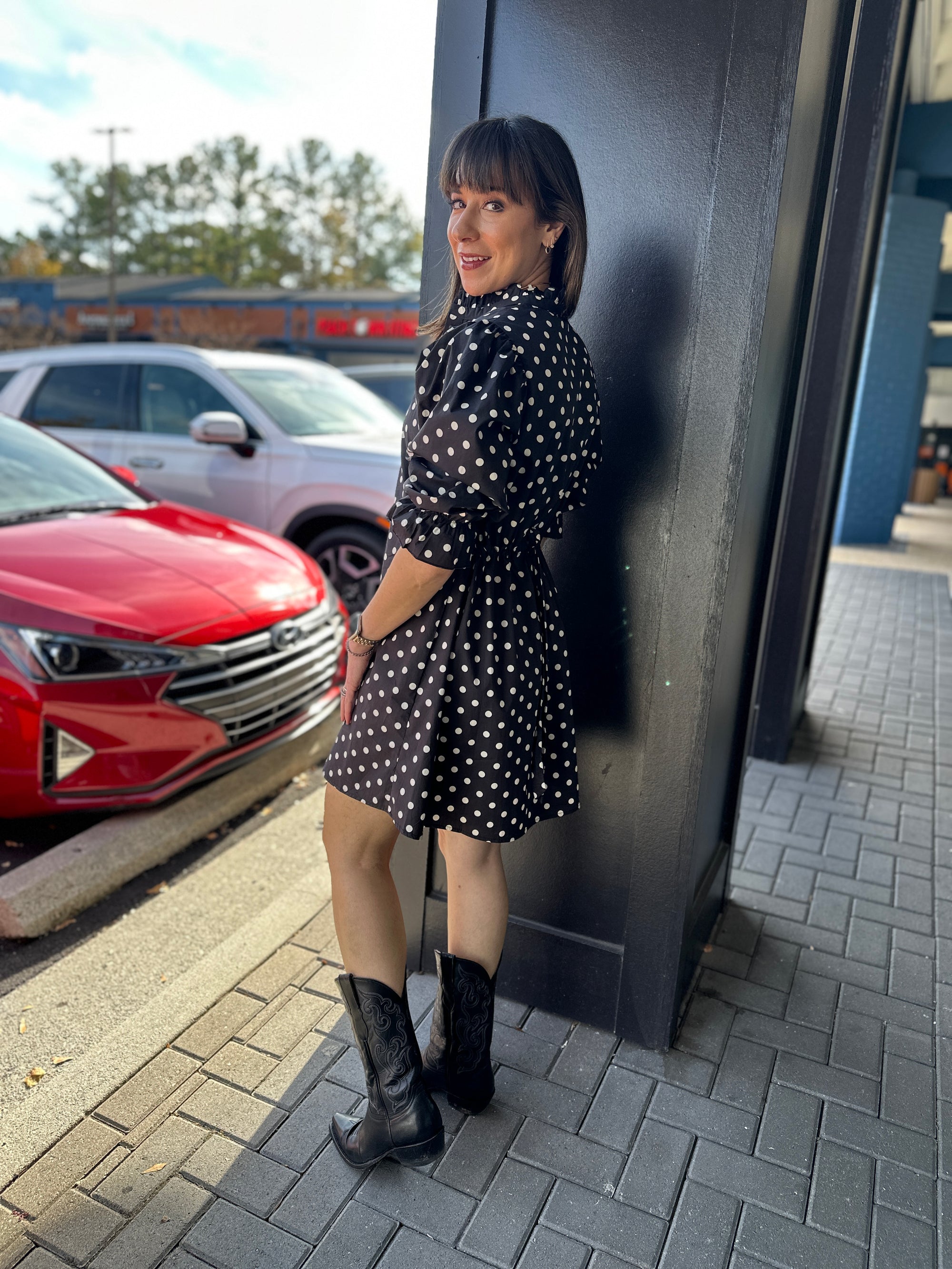 Adelina Dots Dress
