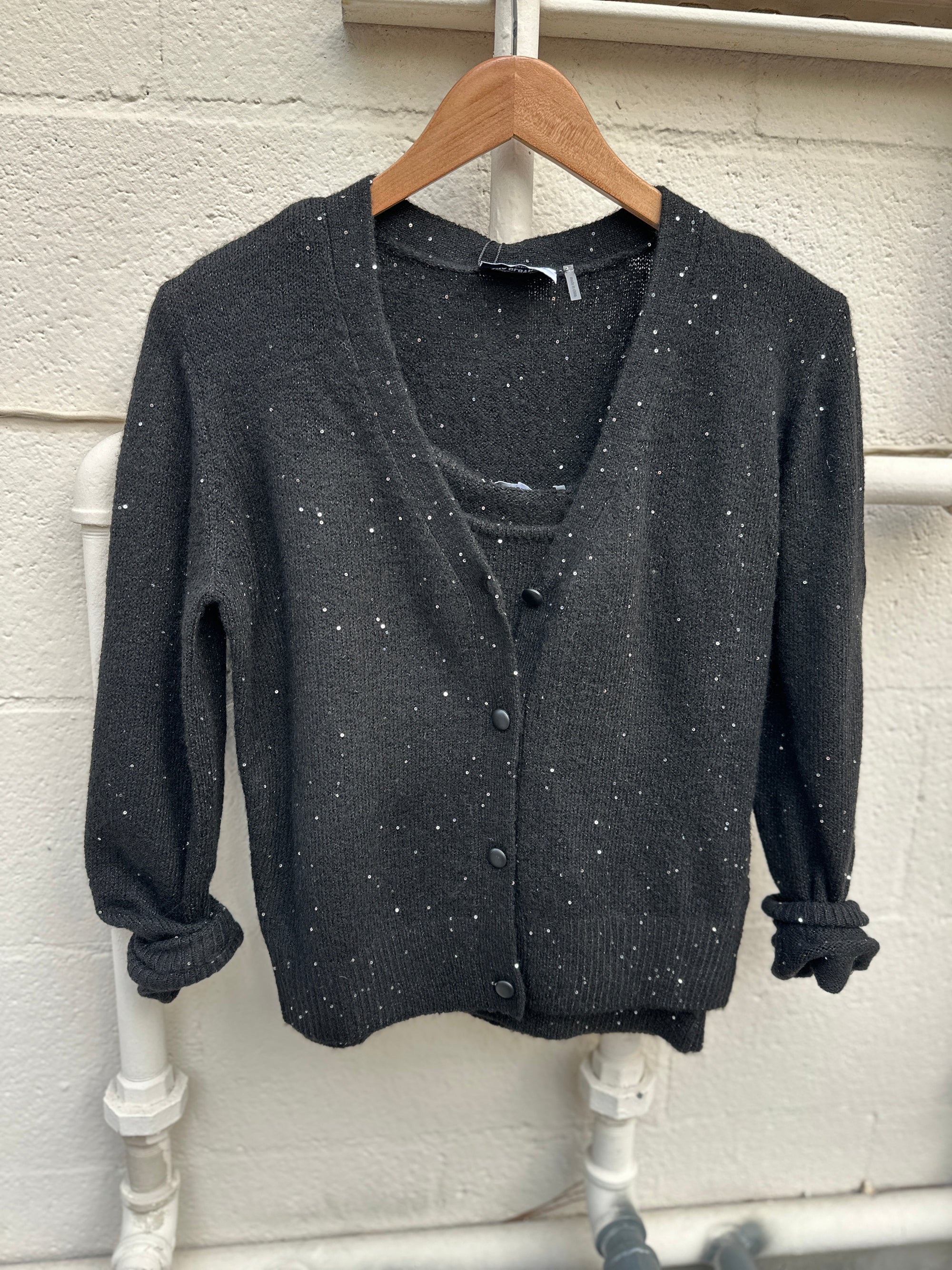 Sparkle Knit Cardigan Set