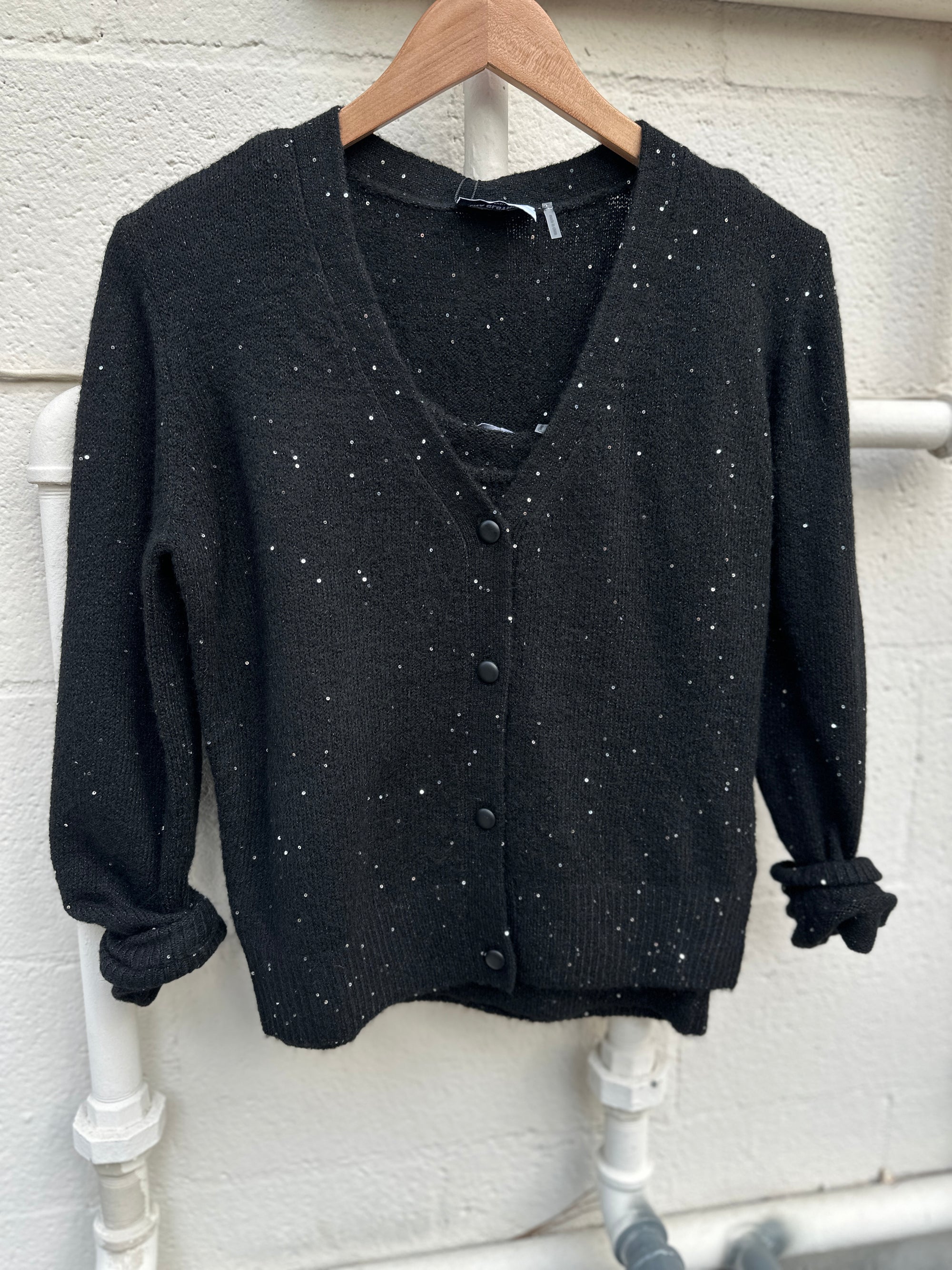 Sparkle Knit Cardigan Set