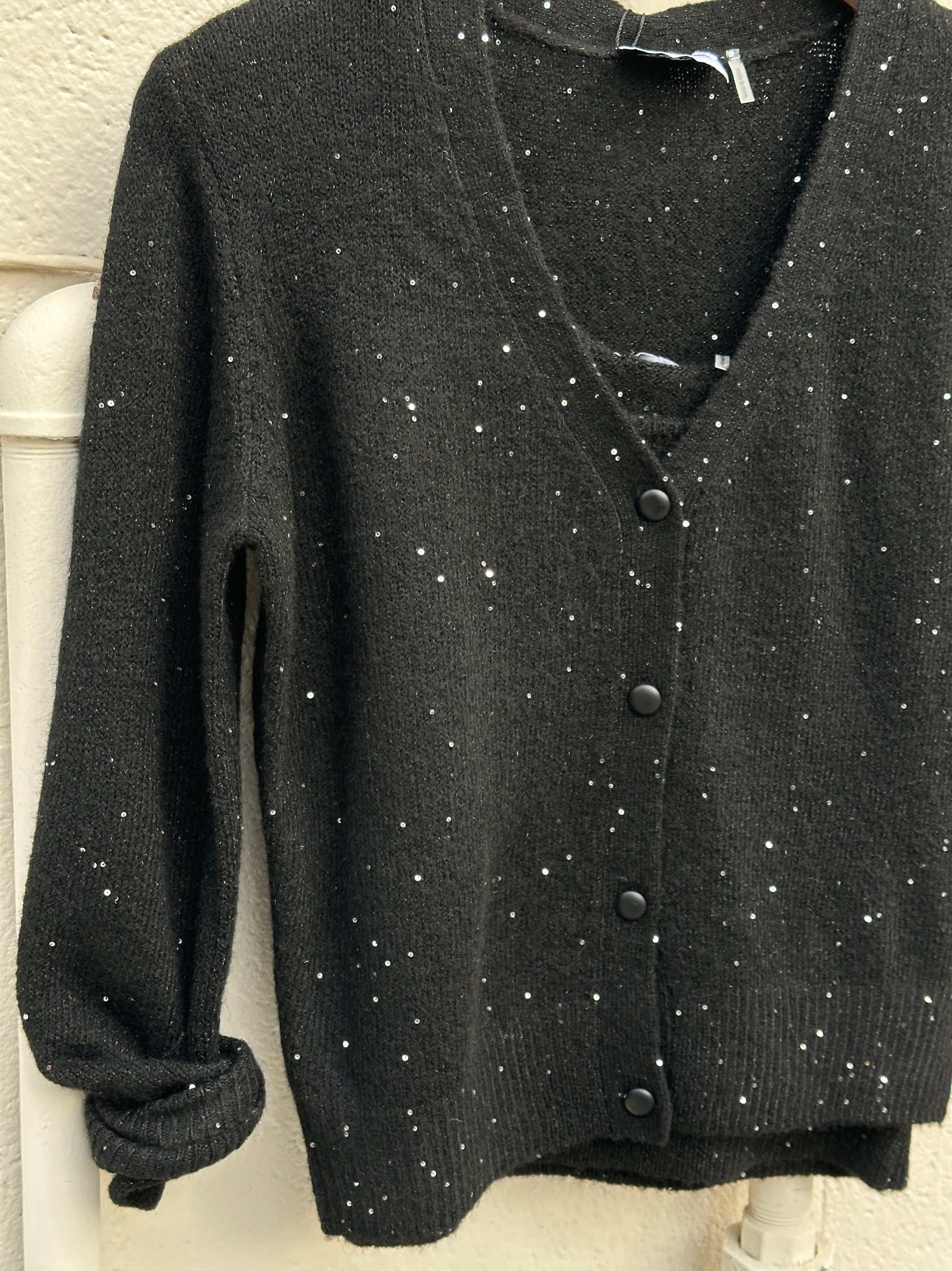 Sparkle Knit Cardigan Set