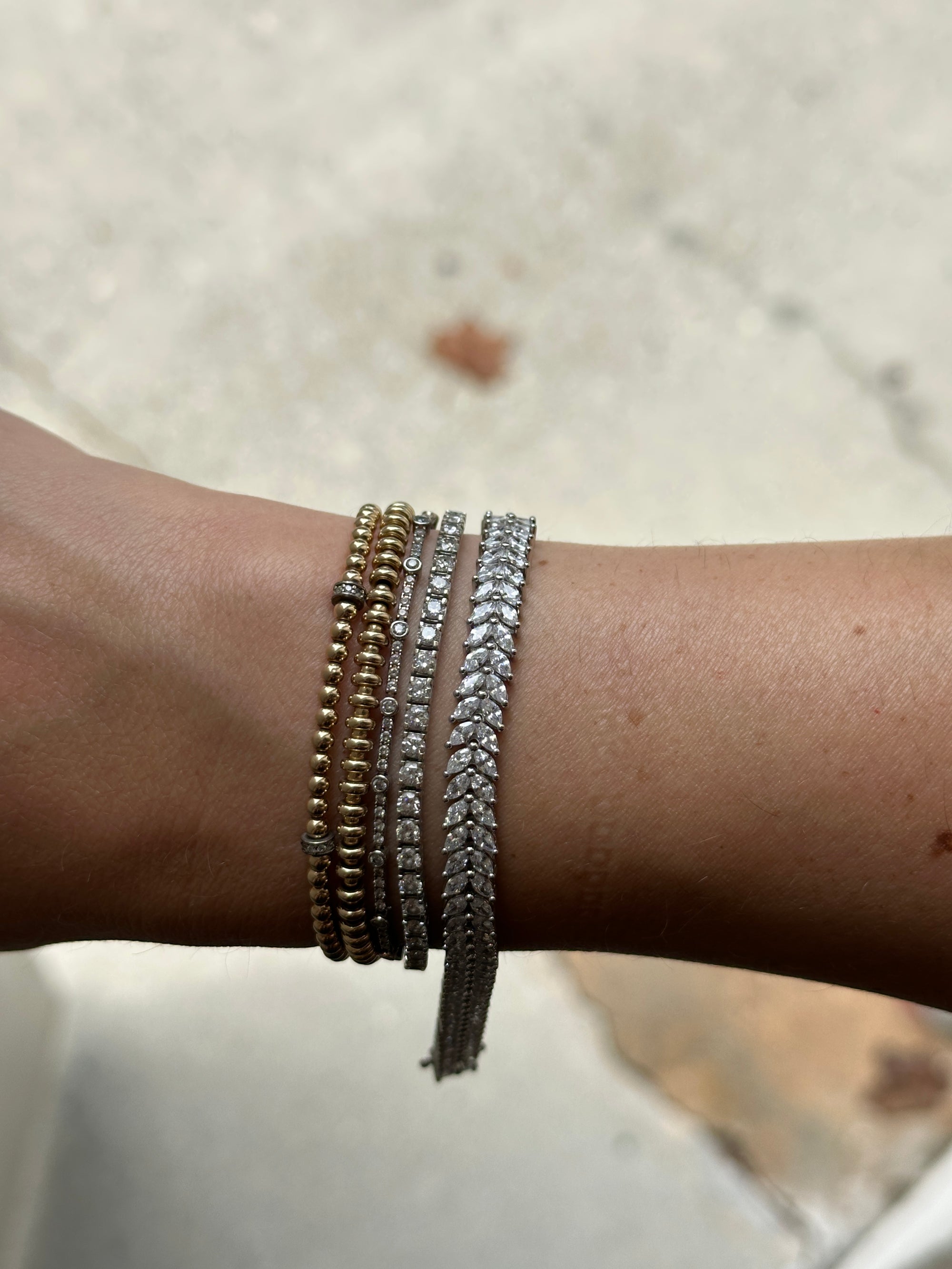 Herringbone Tennis Bracelet