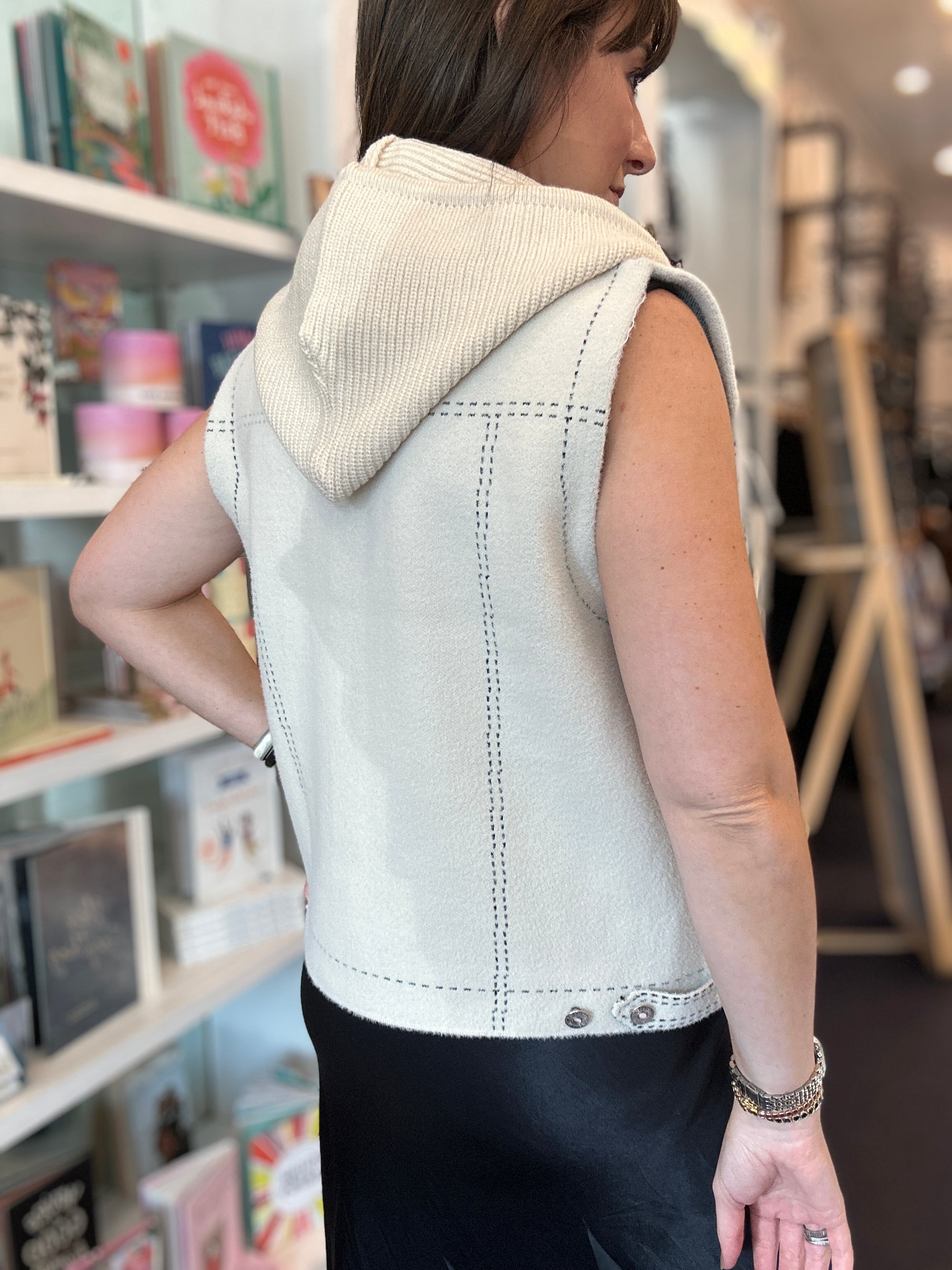 Tommie Exposed Stitch Vest