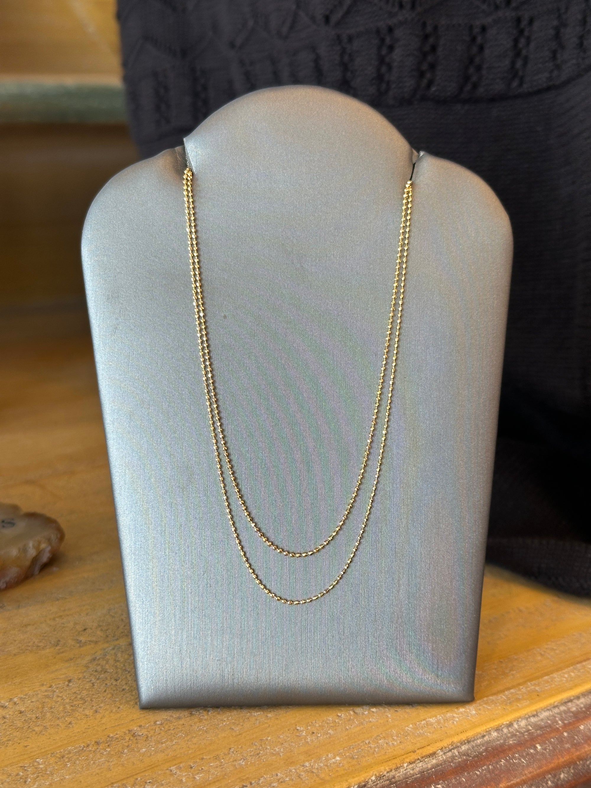 Demi Double Chain Necklace