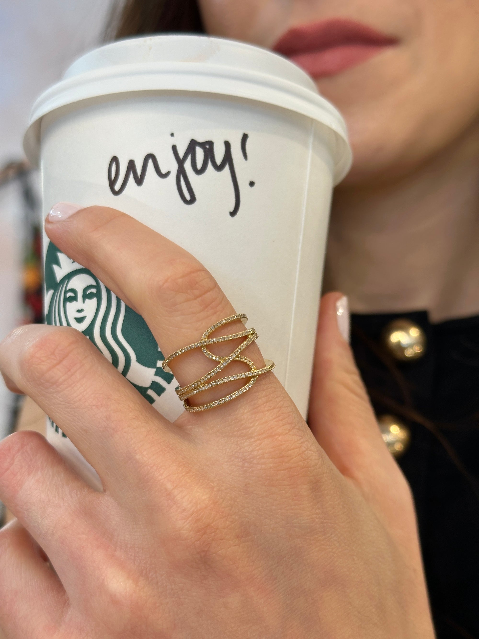 Make Connections Statement Ring