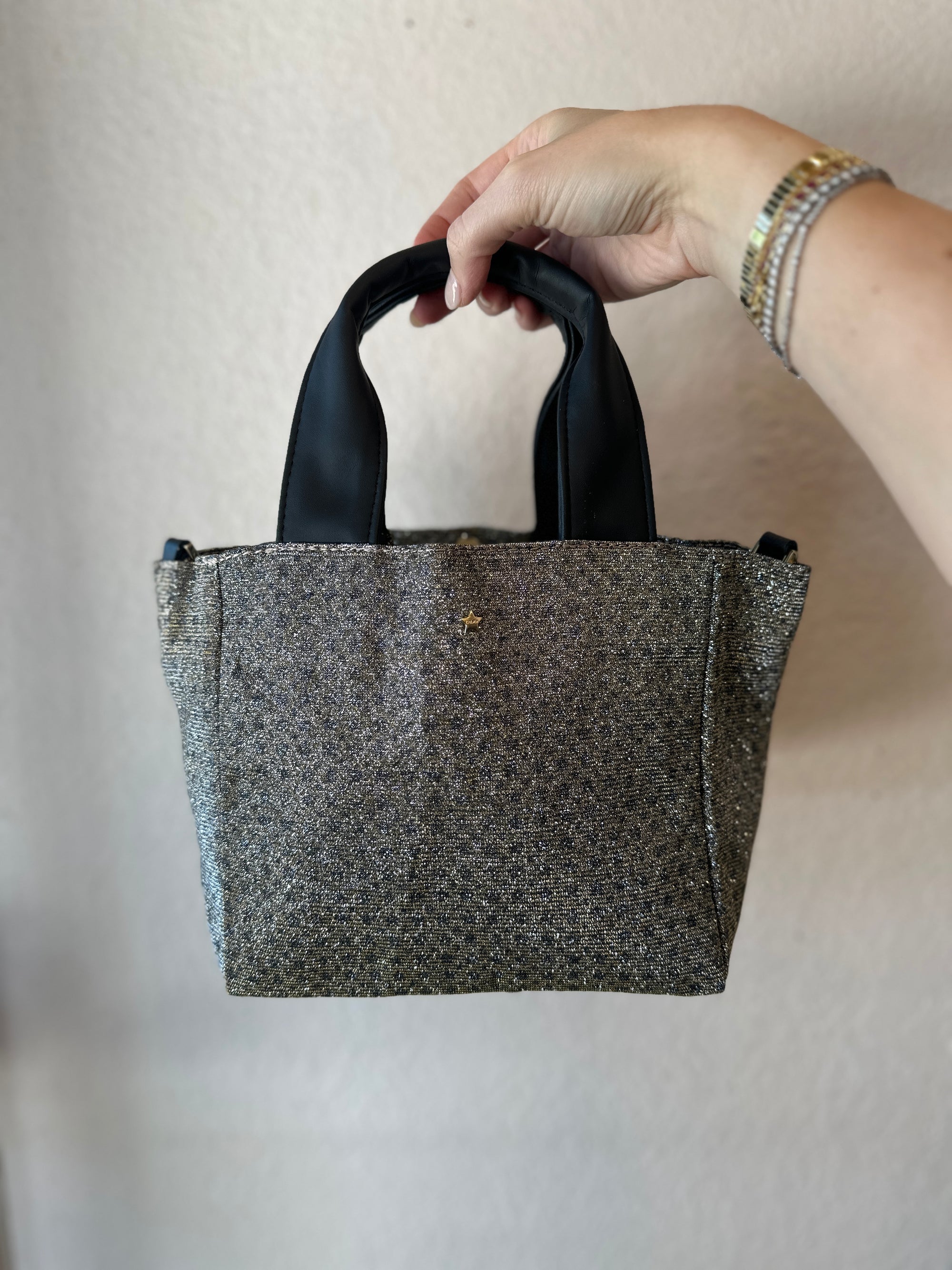 Glitter Stelline Mini Tote