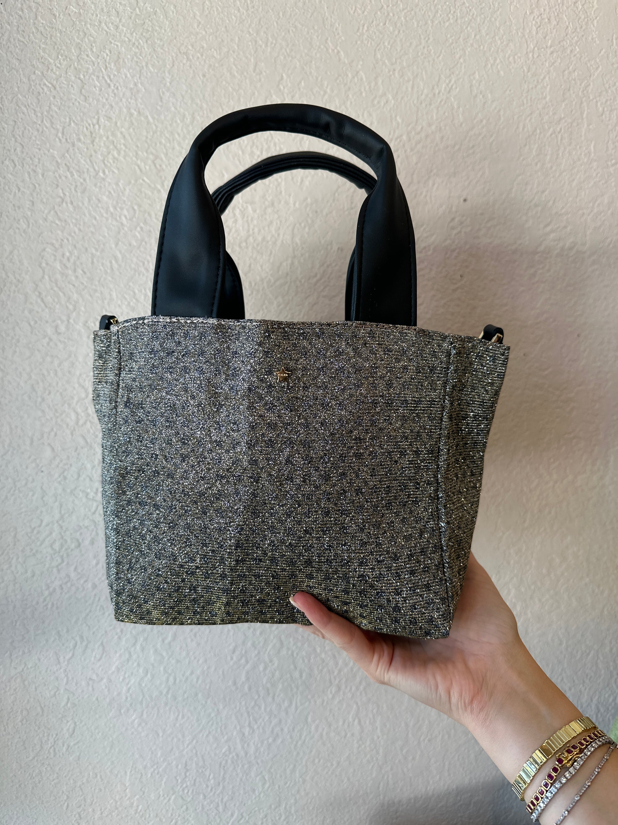Glitter Stelline Mini Tote