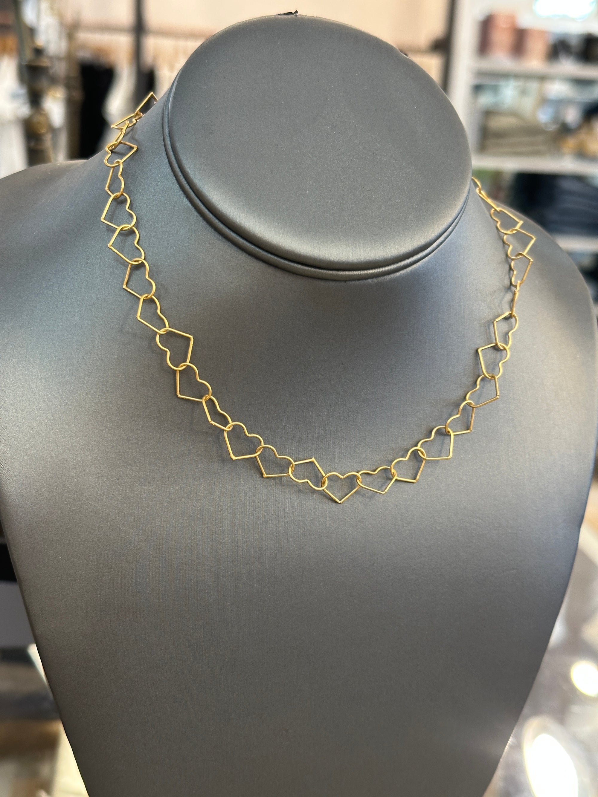 Heart Links Necklace