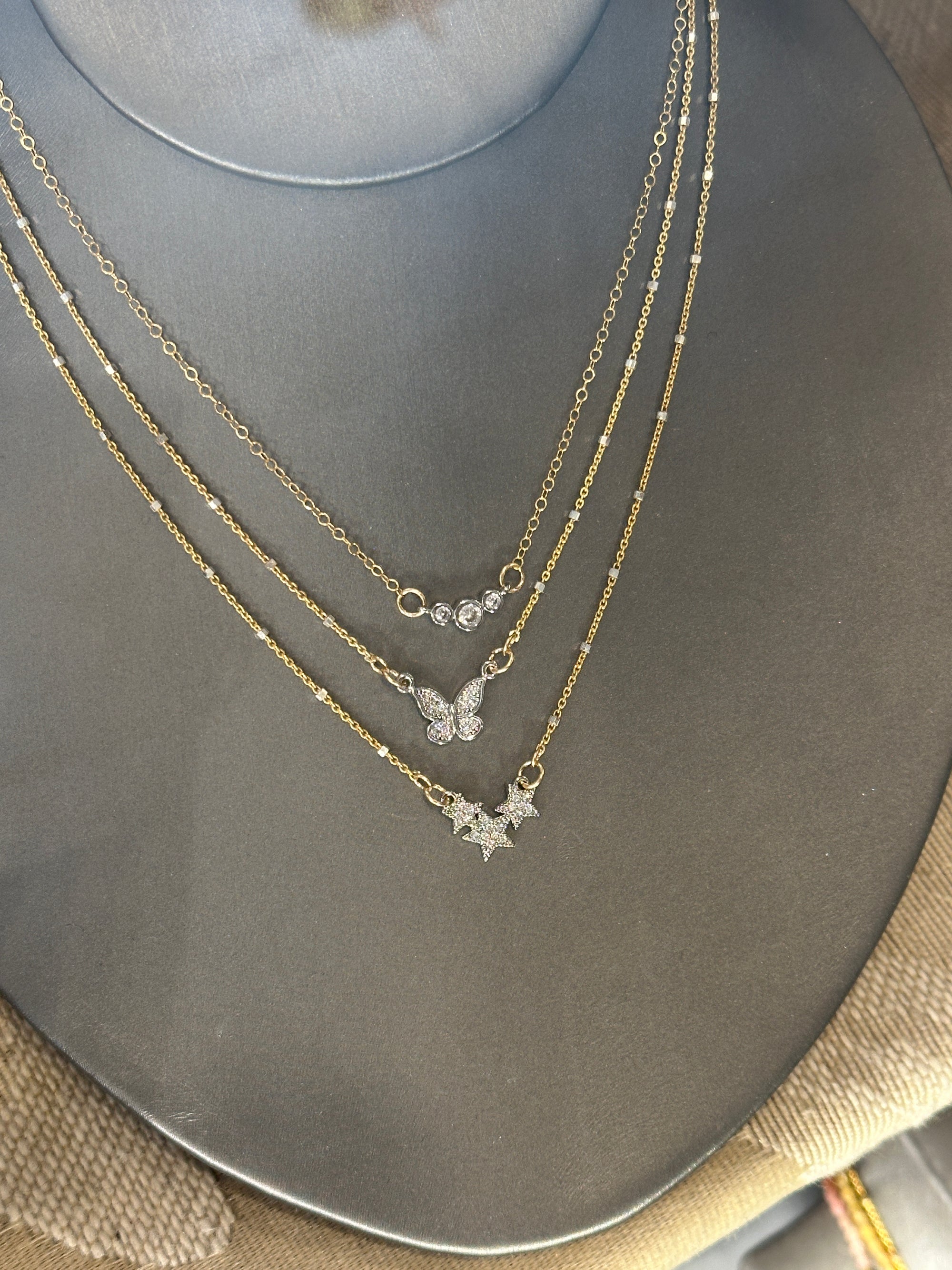 Pave CZ Pendant Necklace