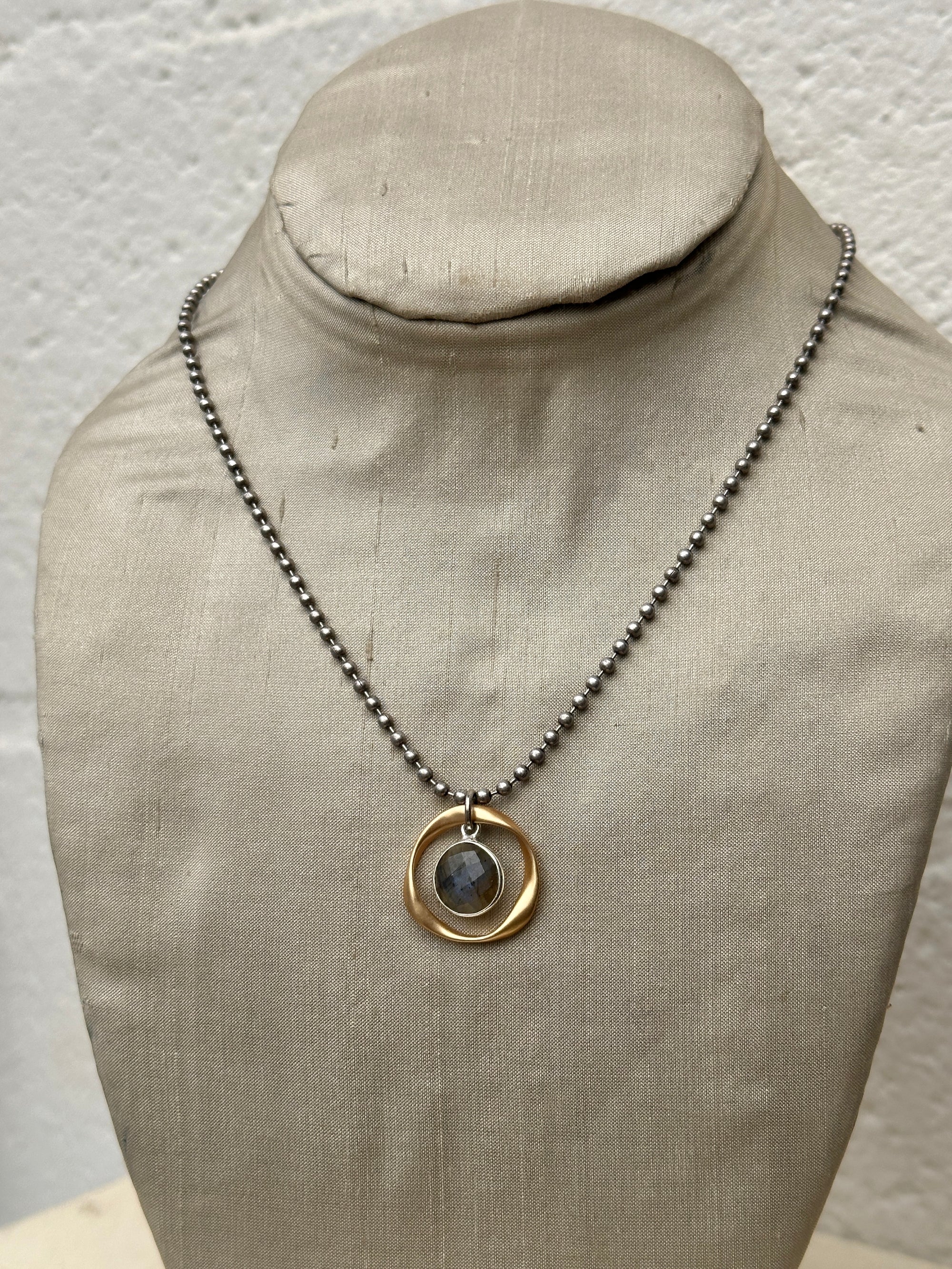 Labradorite Moonbeam Necklace
