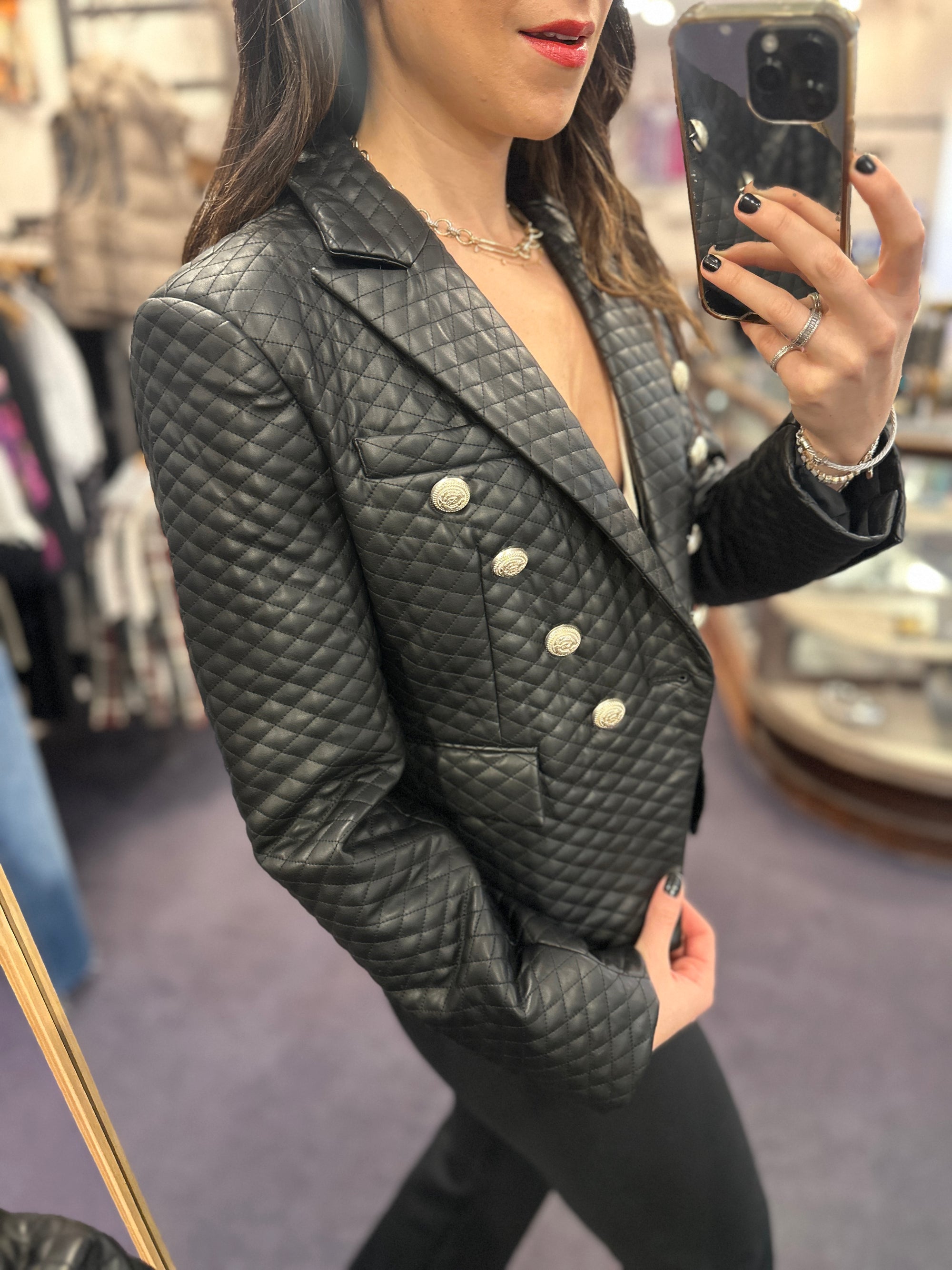 Tess Quilted Blazer