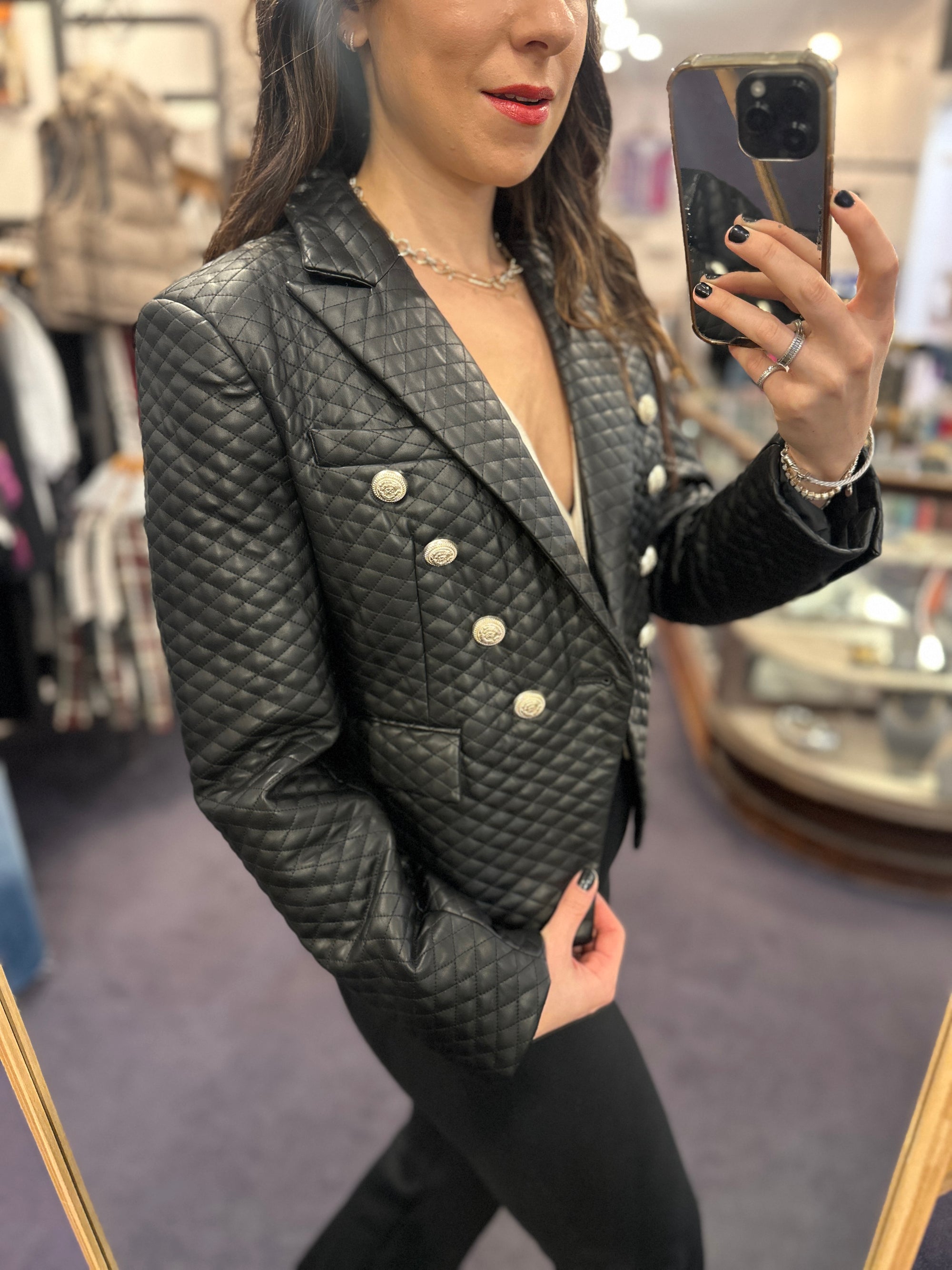 Tess Quilted Blazer