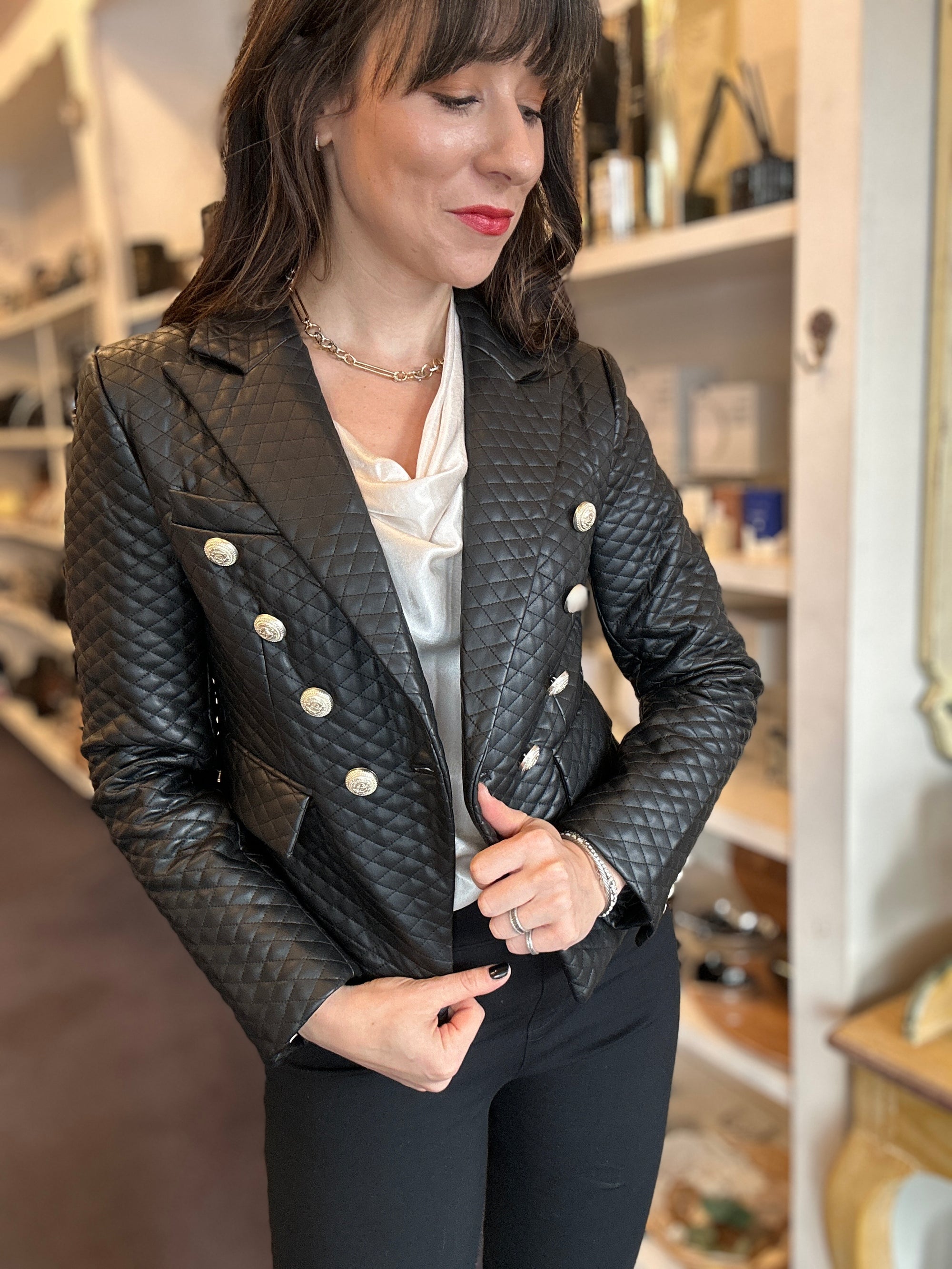 Tess Quilted Blazer