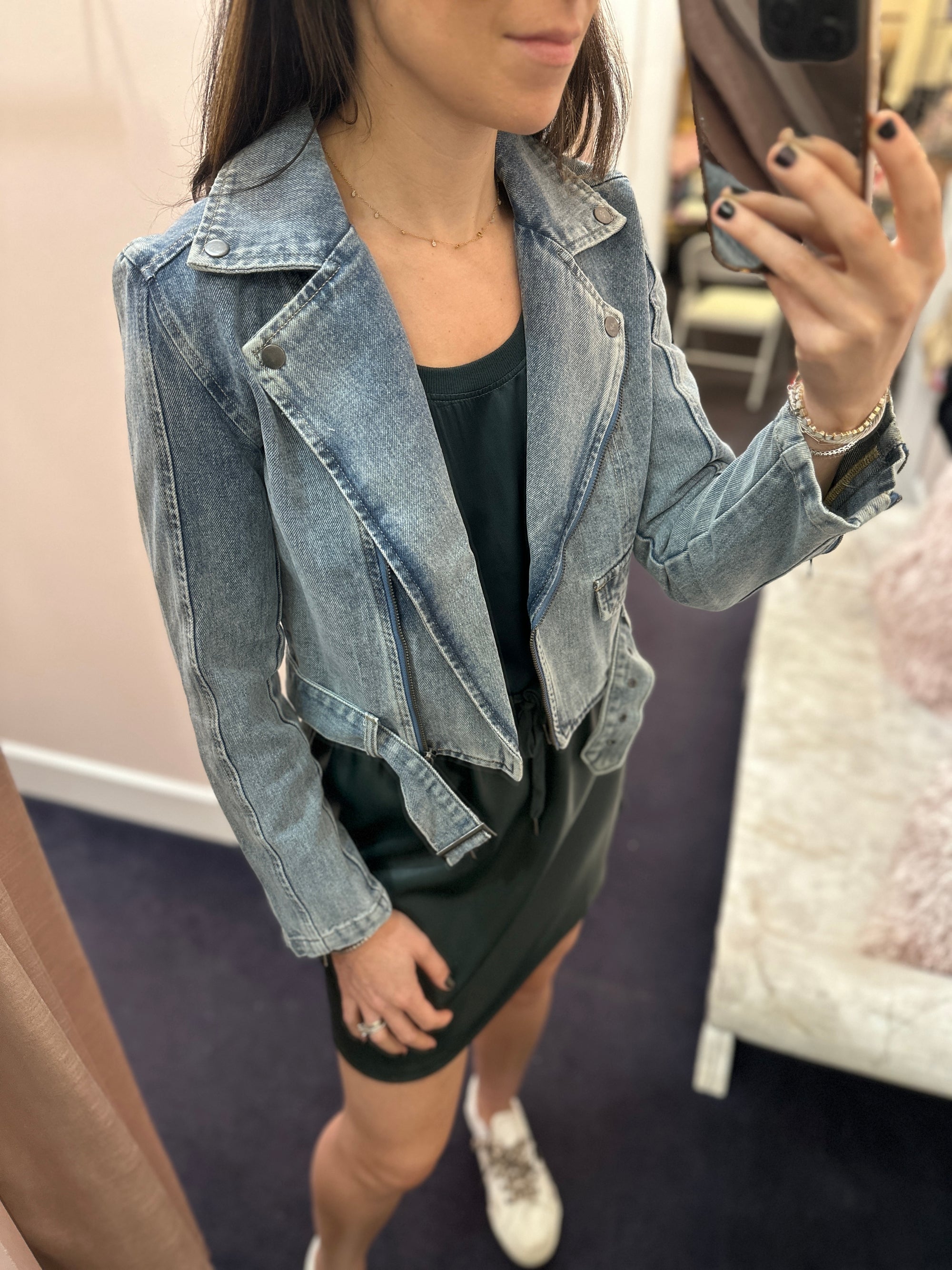 Cropped Denim Jacket