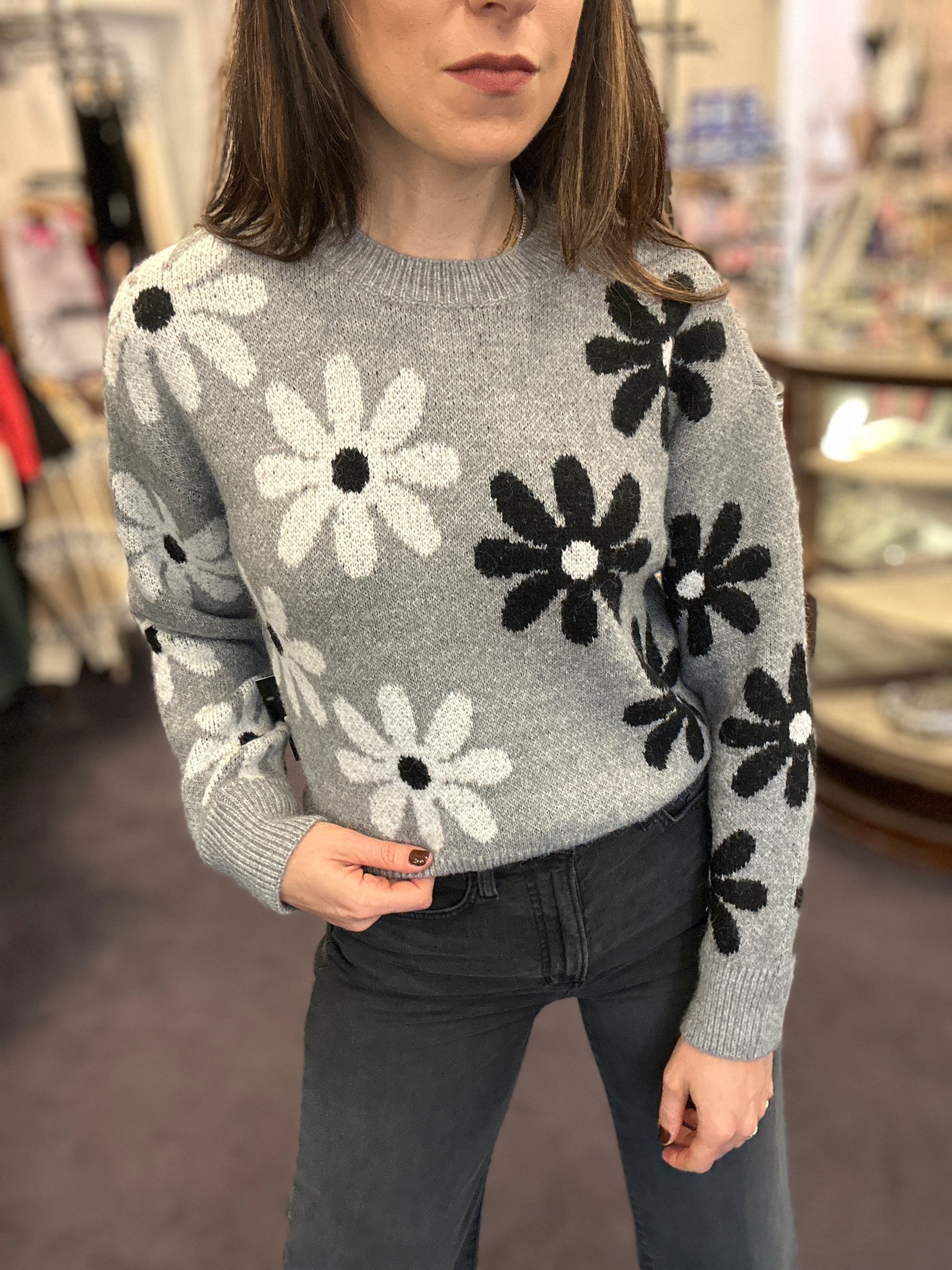 Floral Pullover