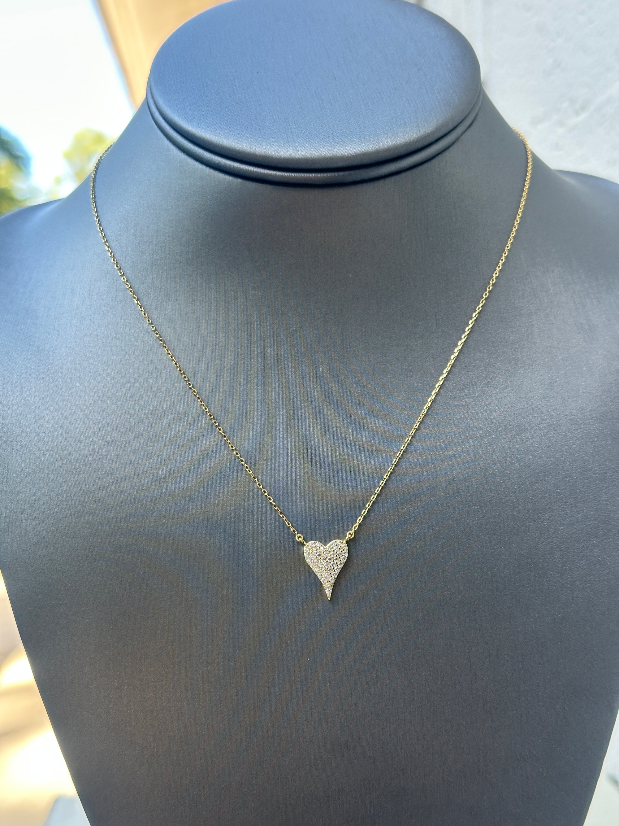 CZ Heart Necklace