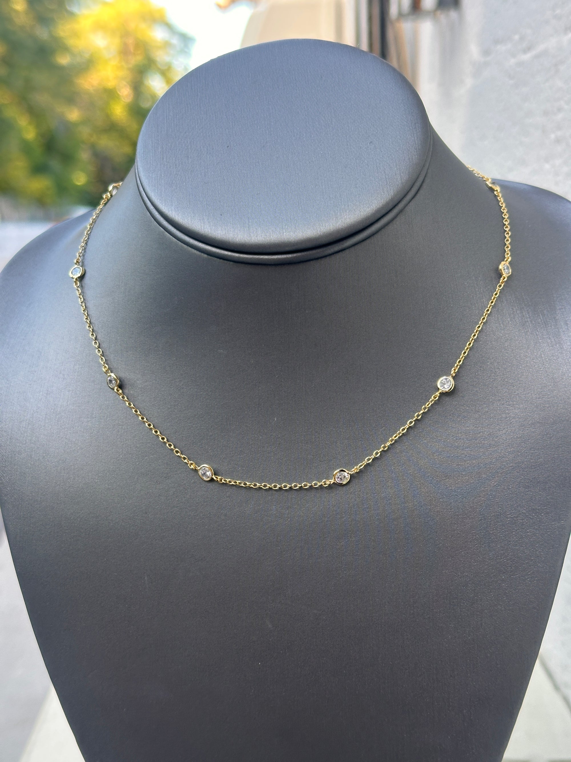 Diamond By The Yard Necklace