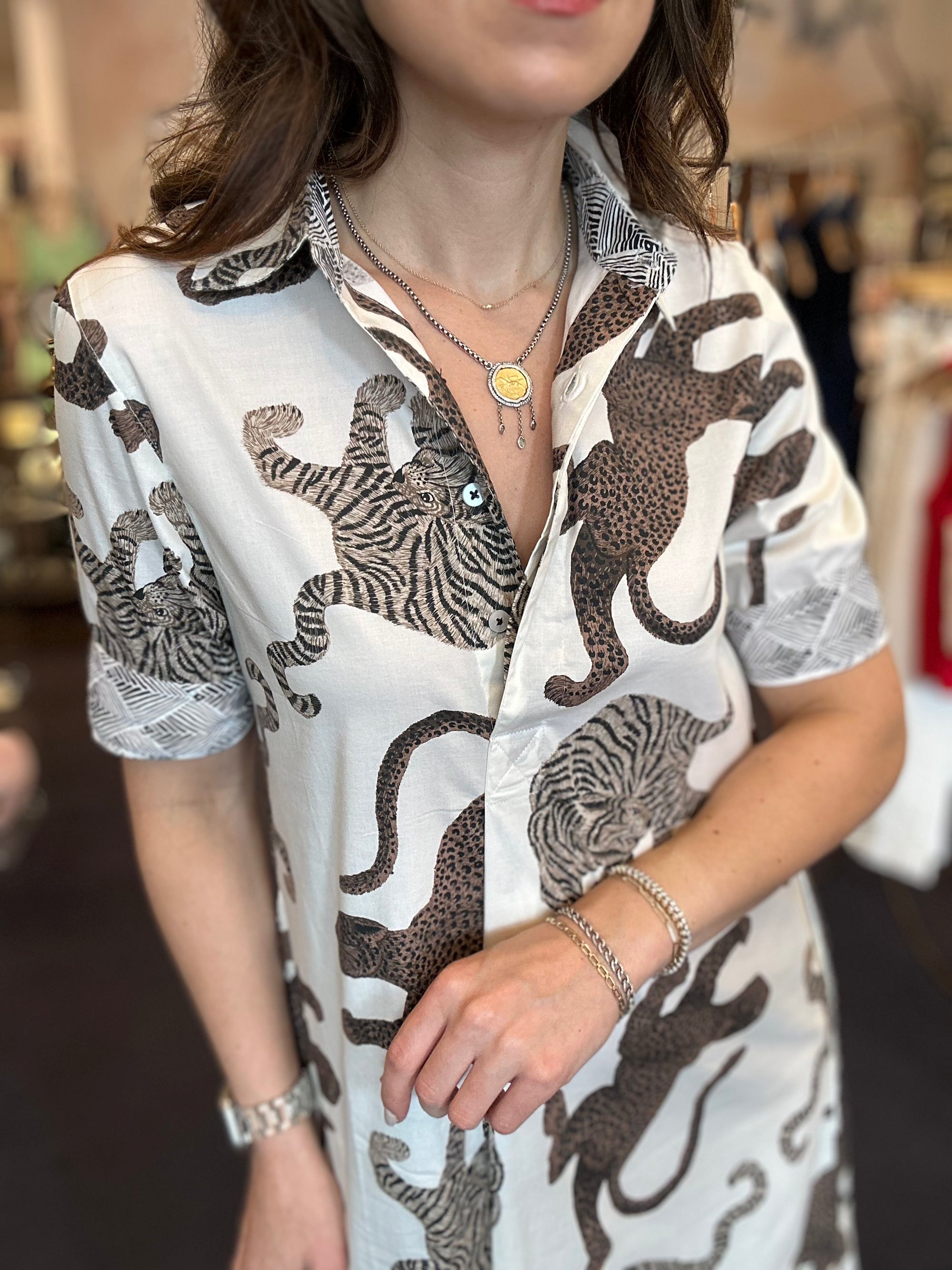 Vintage Silver Aras Necklace