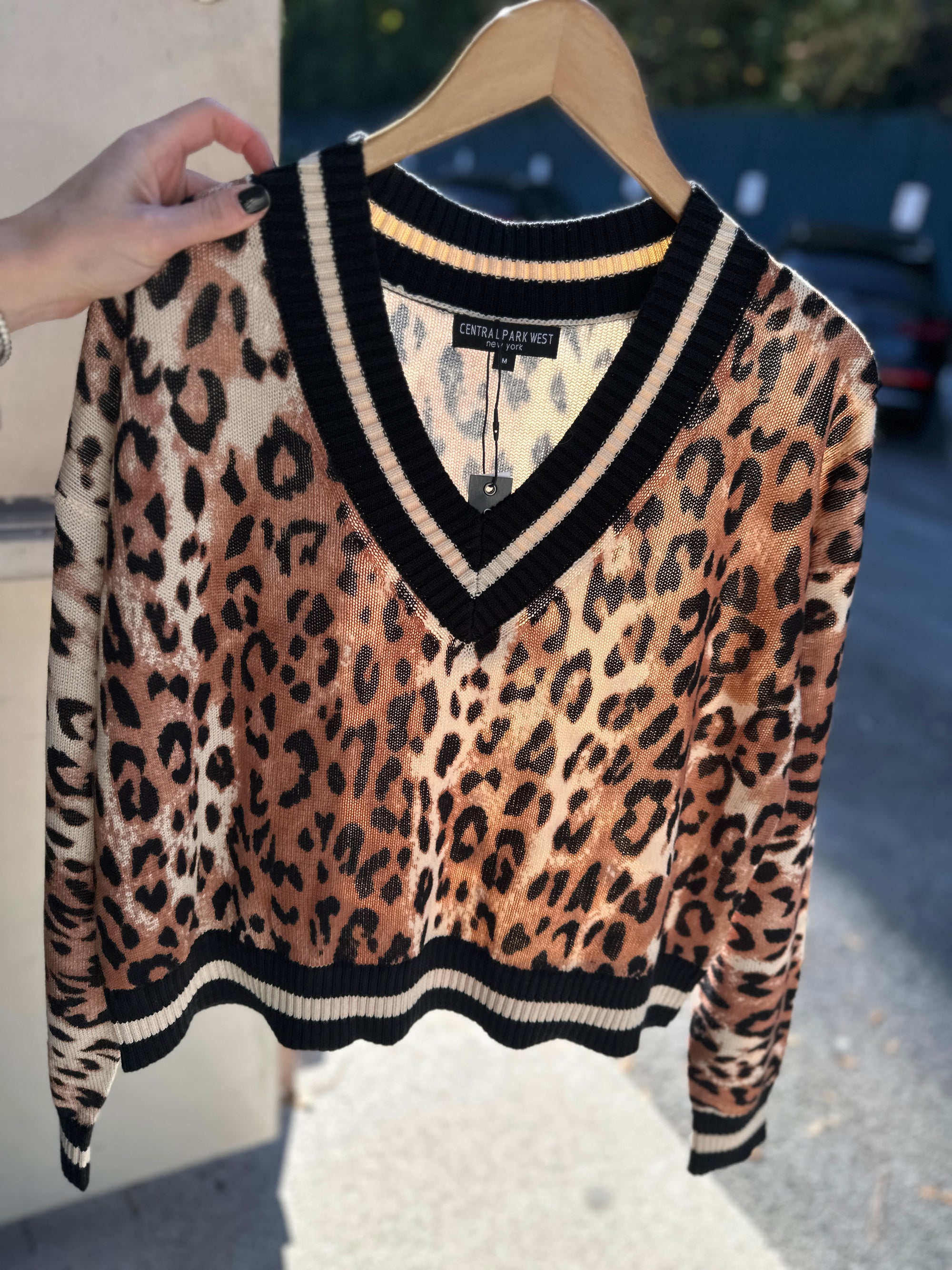 Leopard Sporty Pullover