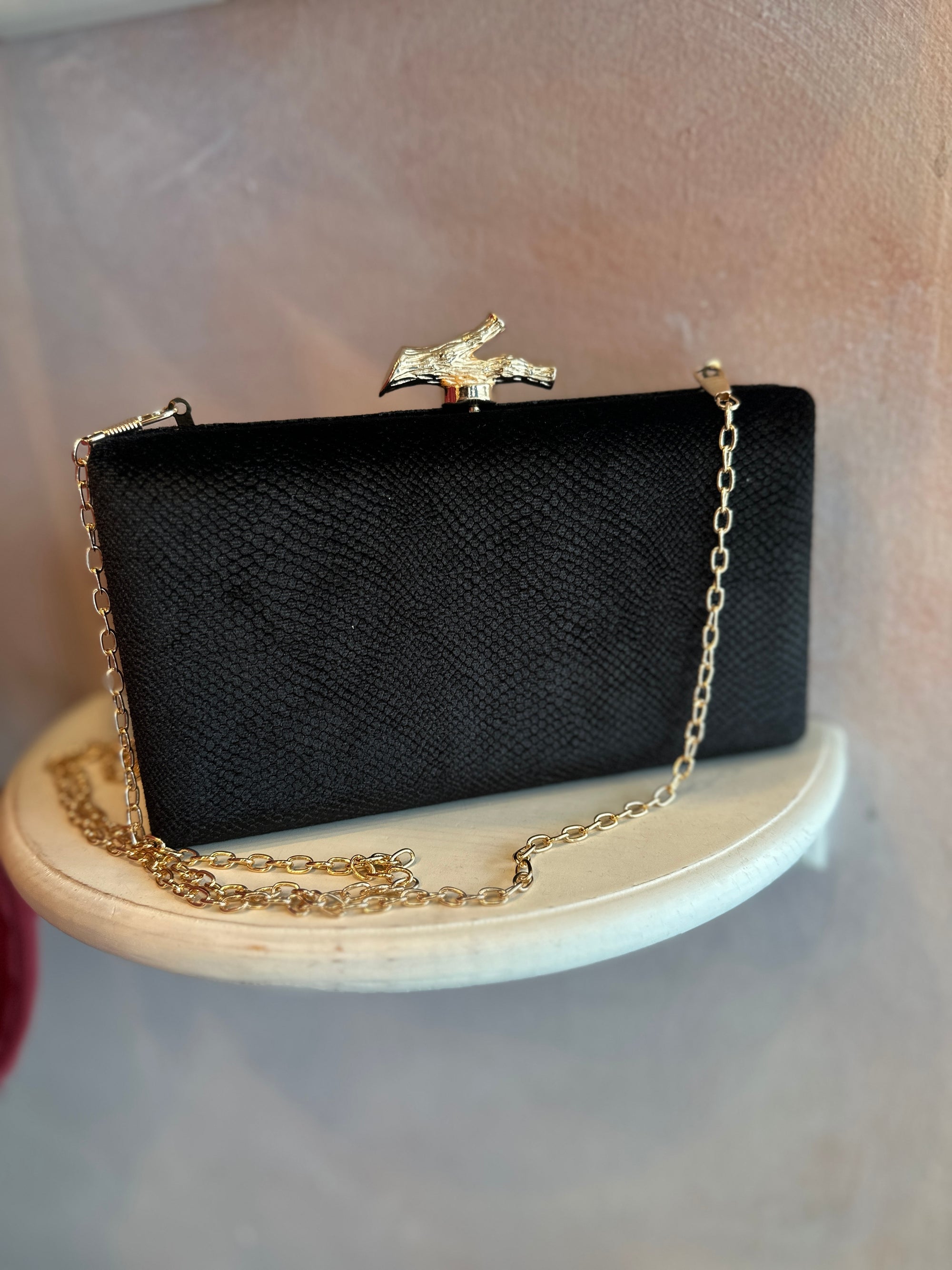 Velvet Box Clutch