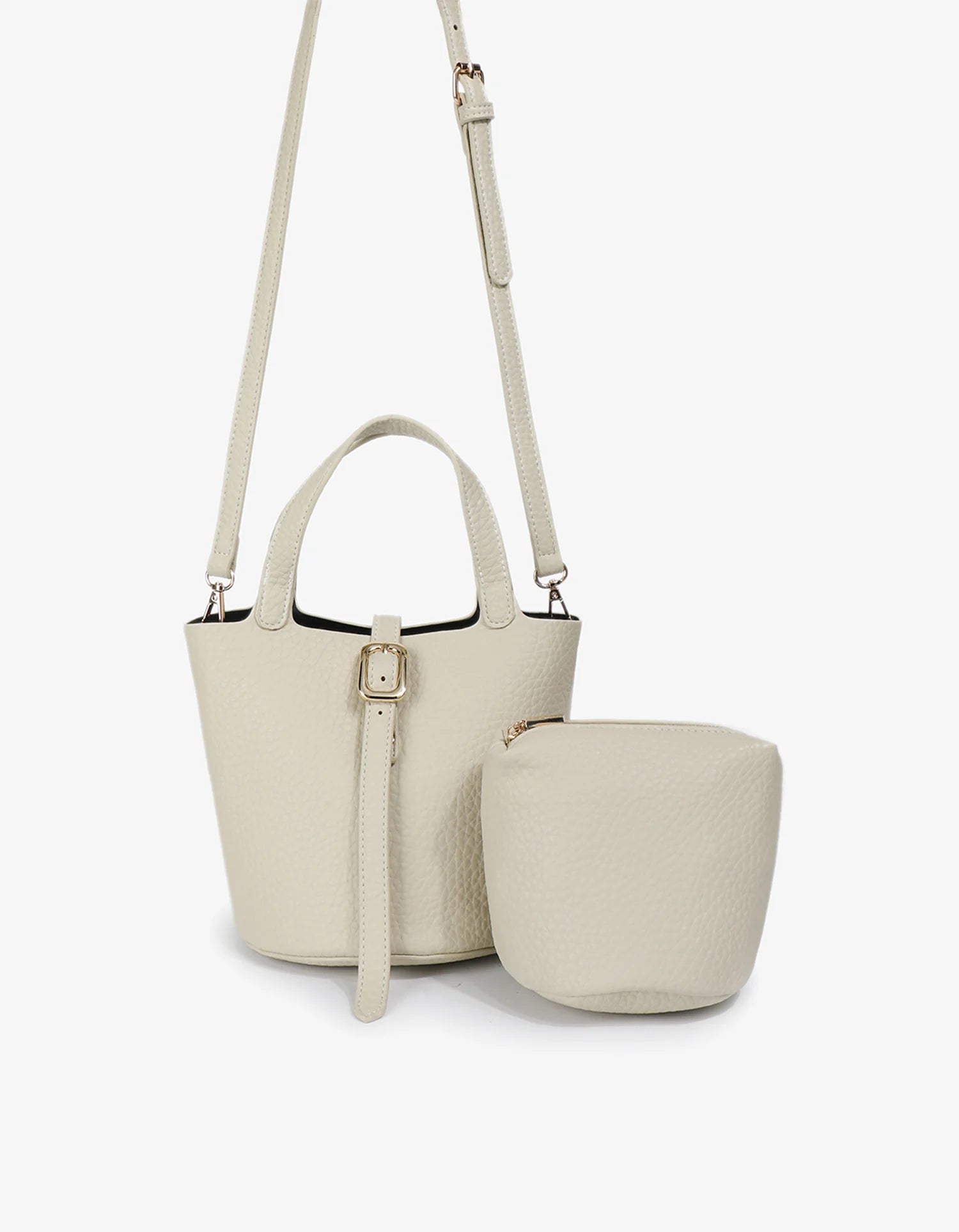 Joya Mini Bucket Bag - Cream