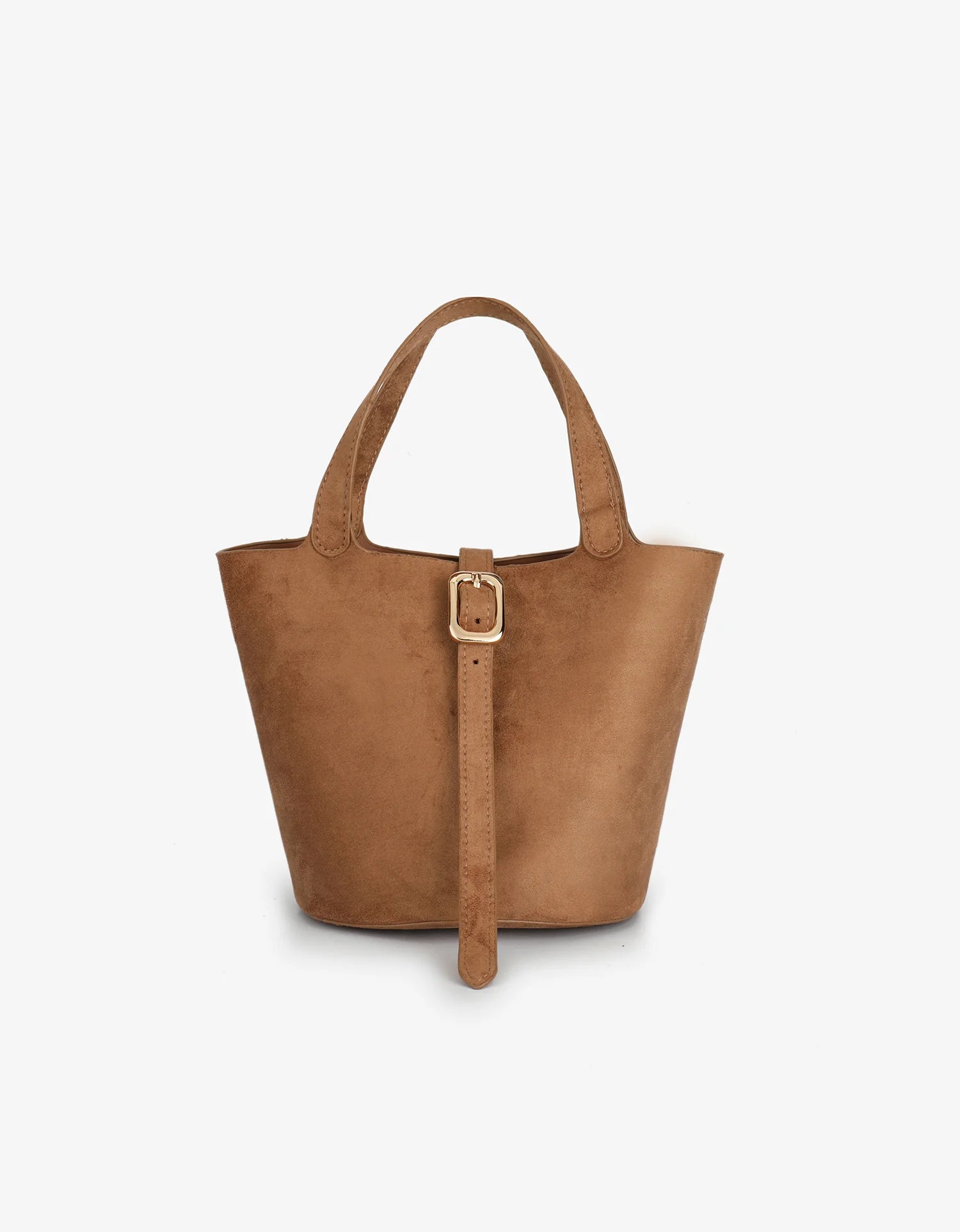 Joya Suede Mini Tote - Camel
