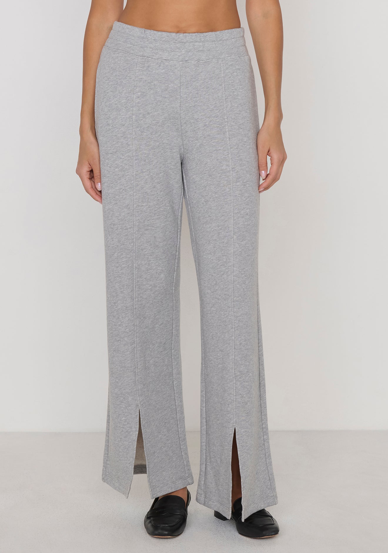 Lincoln Front Slit Knit Pant
