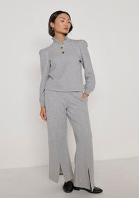 Lincoln Front Slit Knit Pant