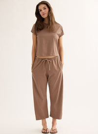 SOLENE BOXY HIGH CREW TEE