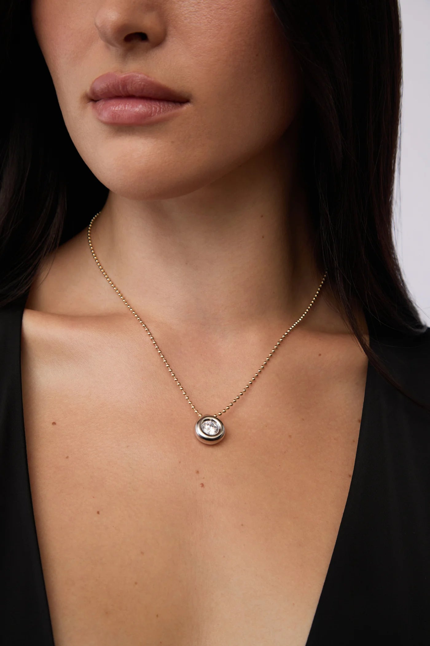Alba Two Tone Necklace