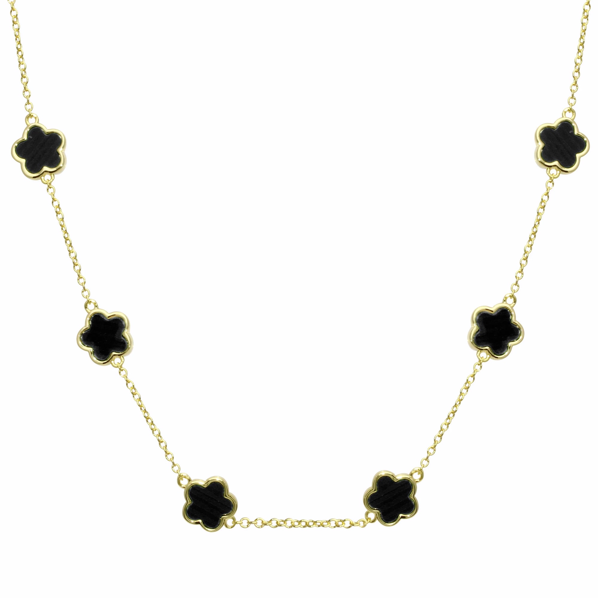 Stone Flowers Necklace