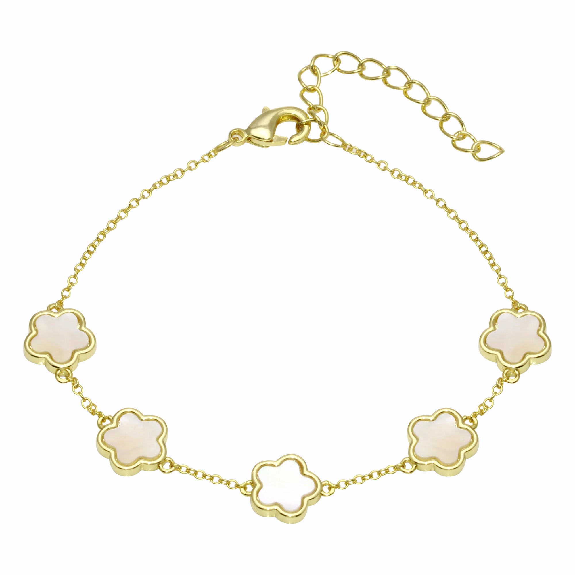 Enamel Flowers Bracelet