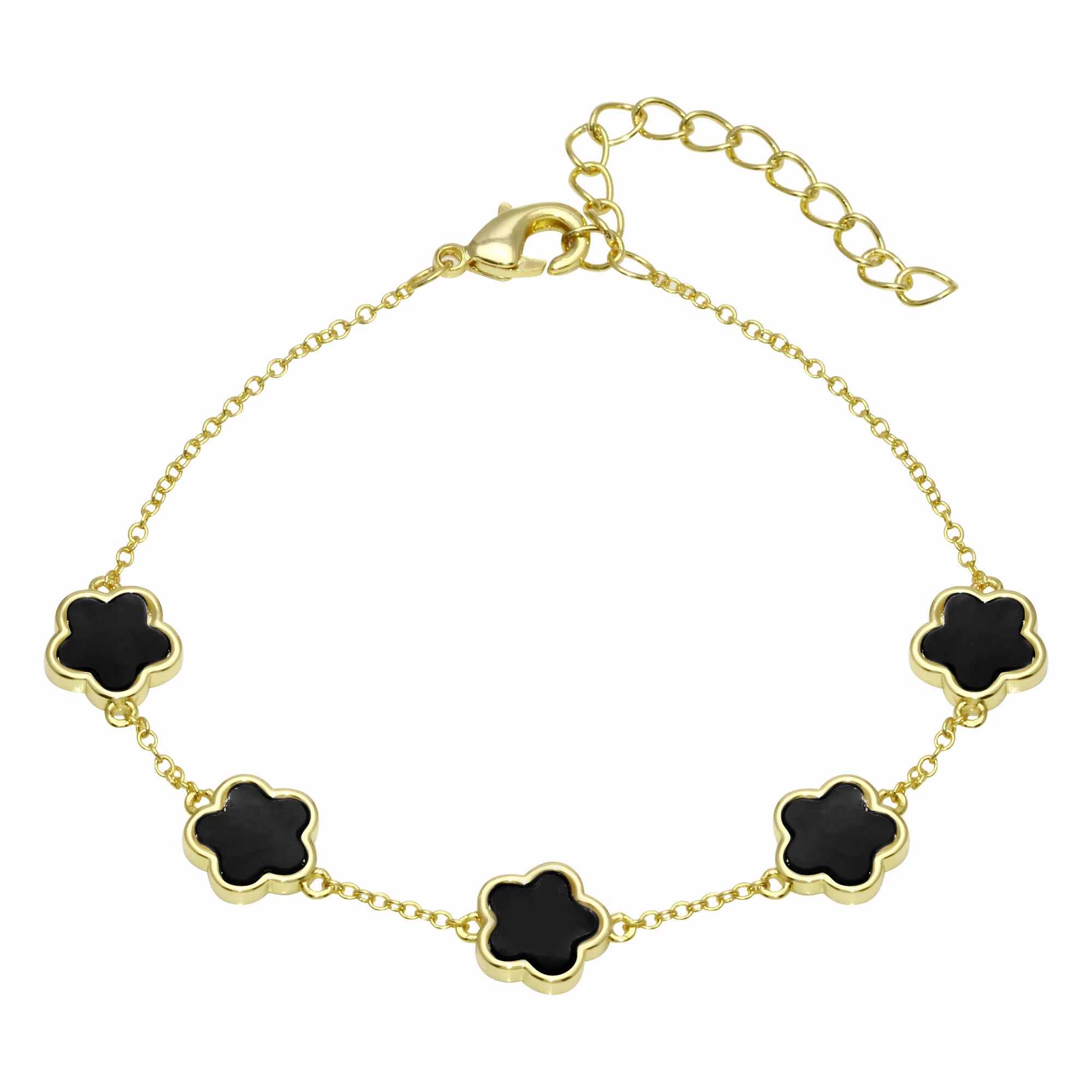 Enamel Flowers Bracelet