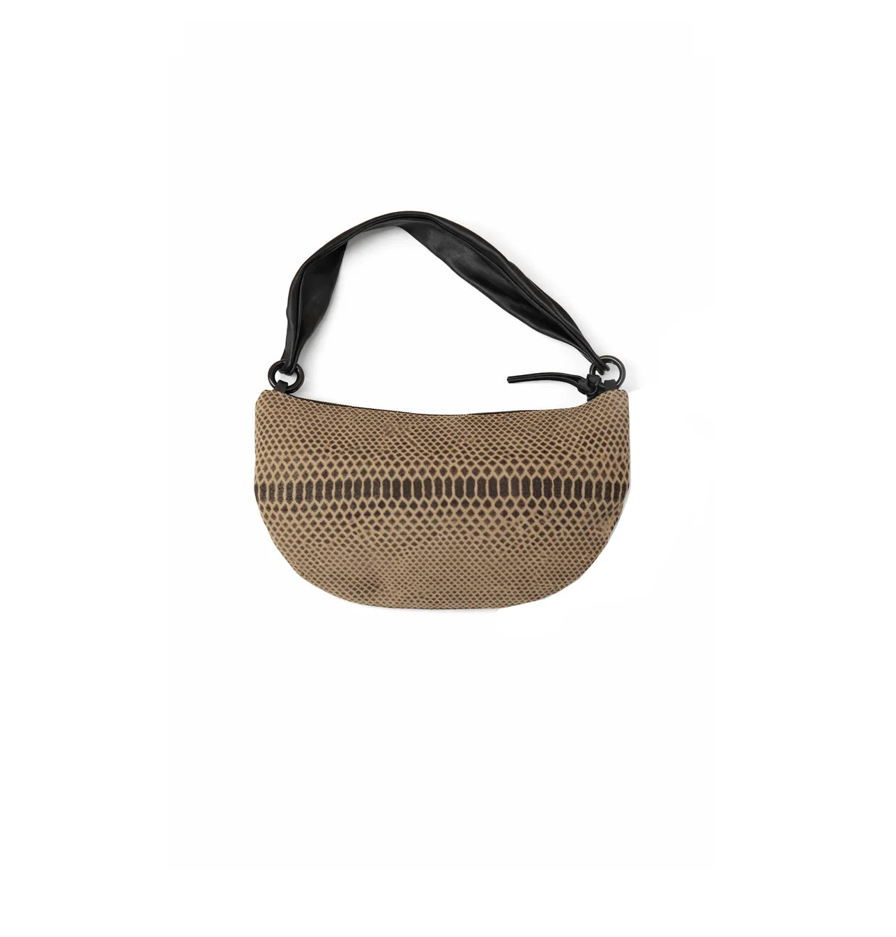 Venus Soft Half Moon Bag - Latte