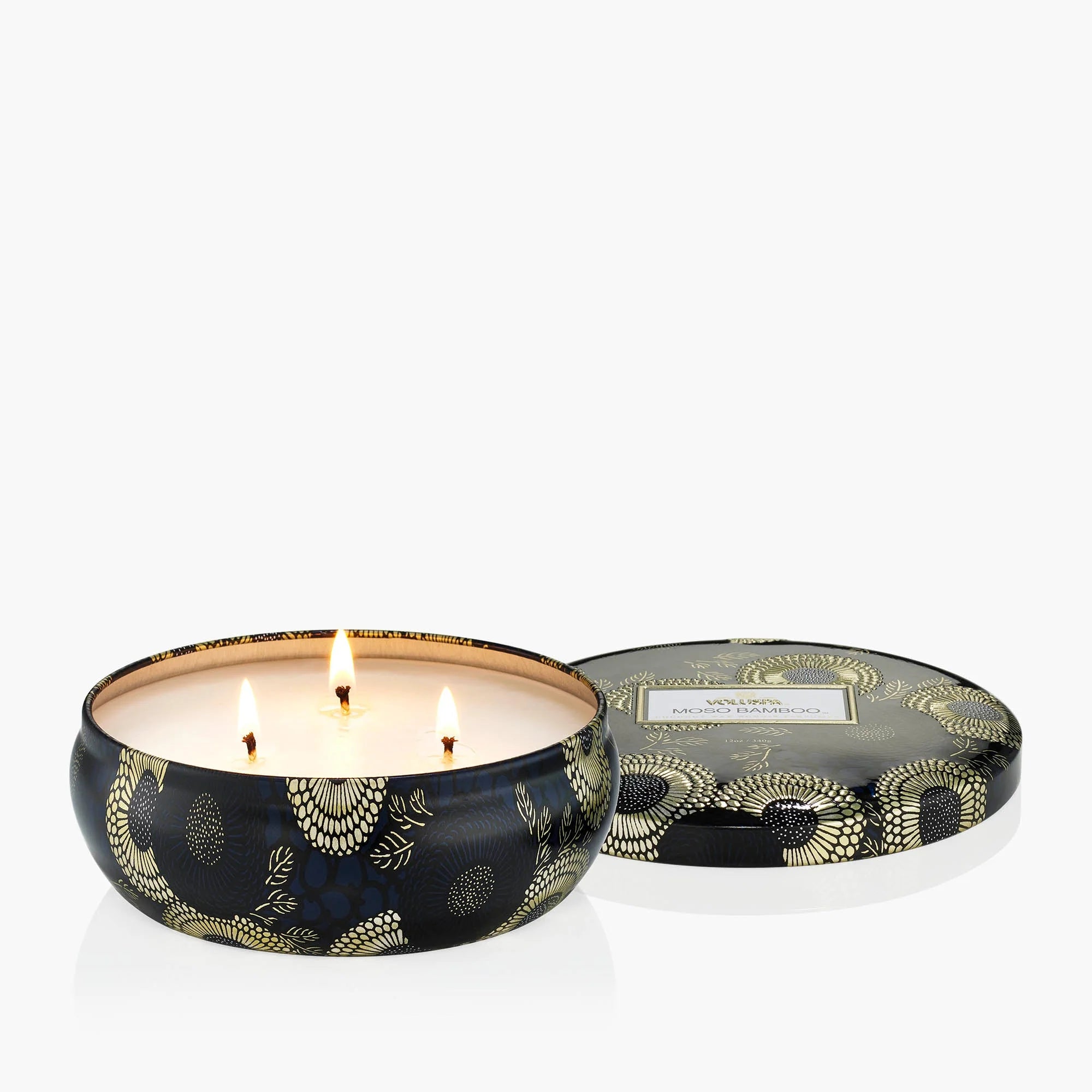 Moso Bamboo 3 Wick Candle