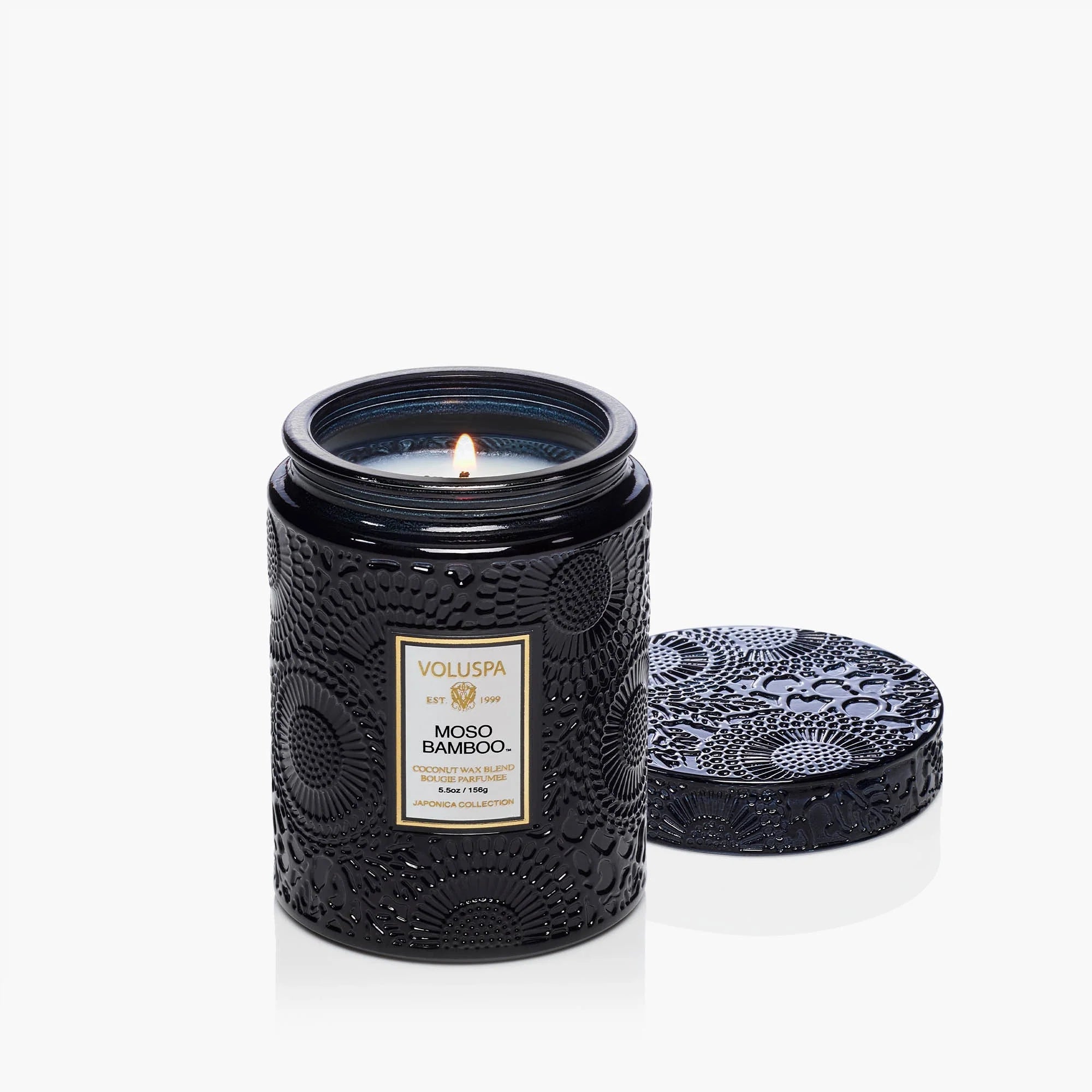 Moso Bamboo Small Jar Candle