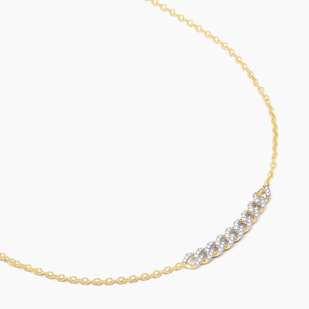 Diamond Chain Link Necklace