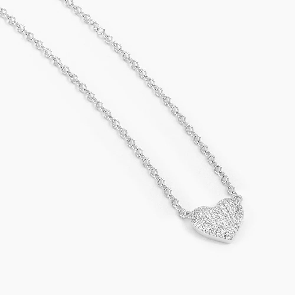 All My Love Diamond Heart Necklace