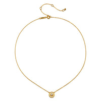 16" Cut Out Sun Necklace