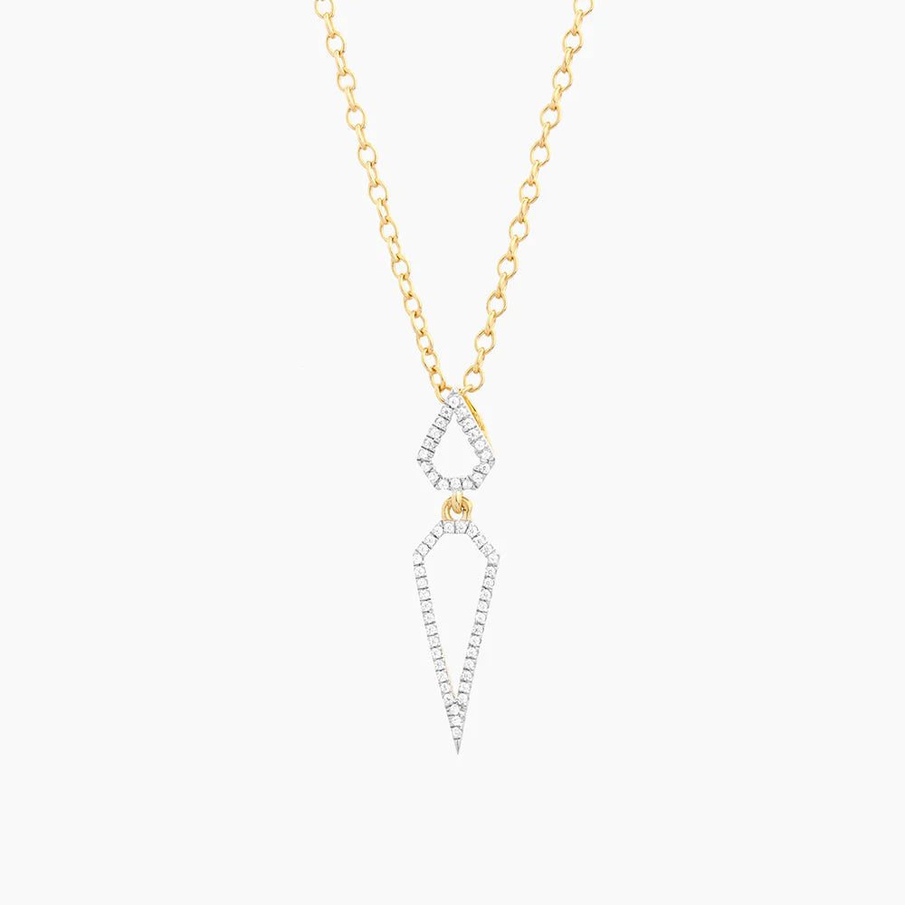 Diamond Dagger Pendant Necklace