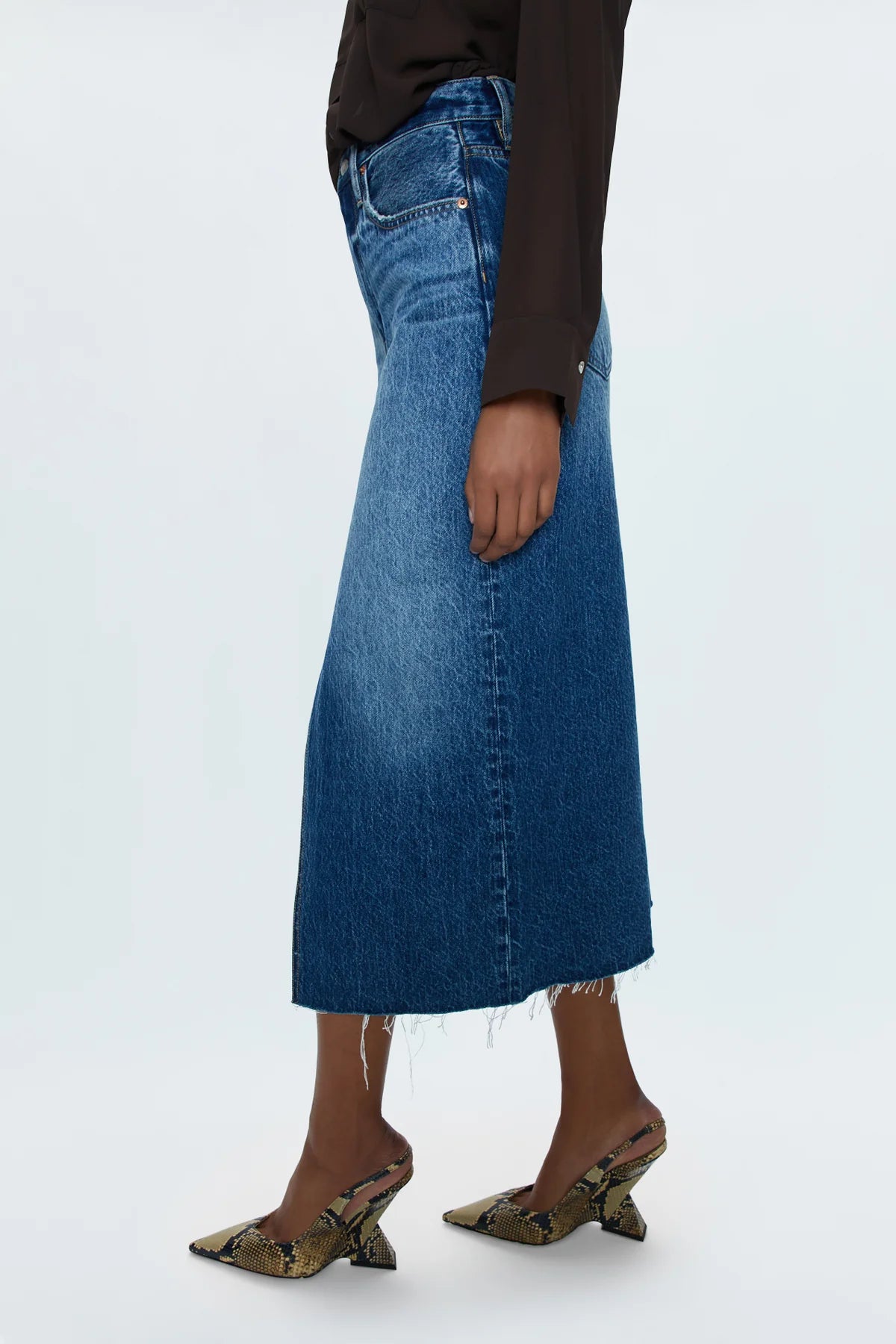 Alice Denim Midi Skirt