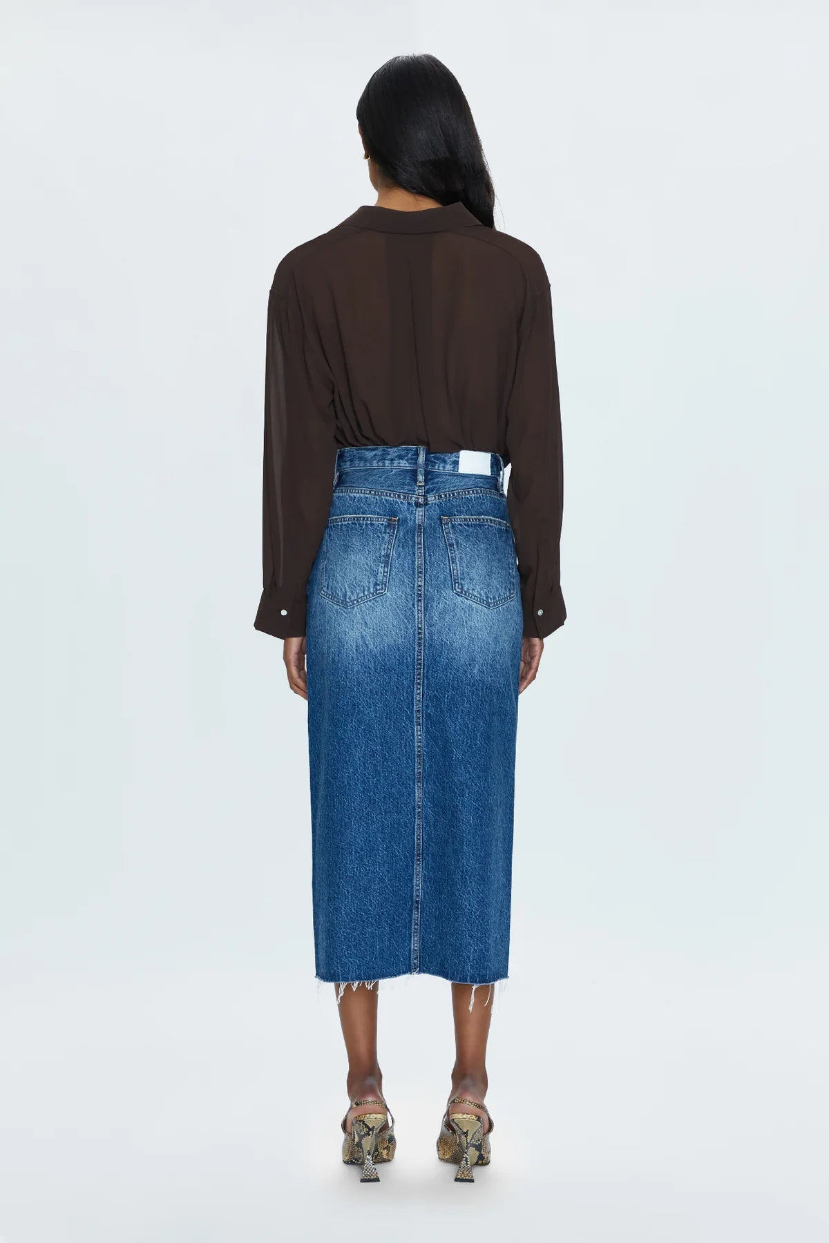 Alice Denim Midi Skirt