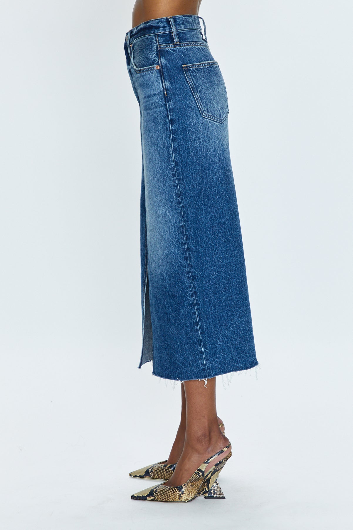 Alice Denim Midi Skirt