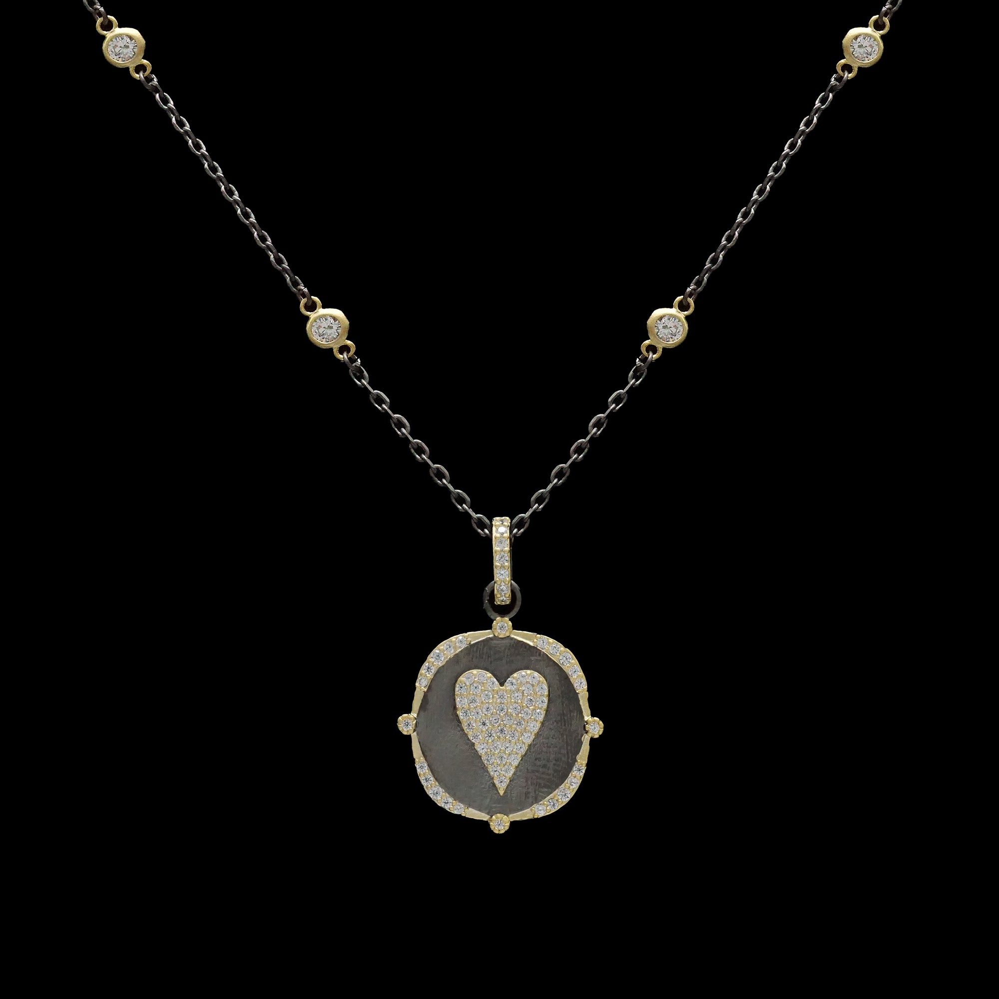 Matte Heart Necklace