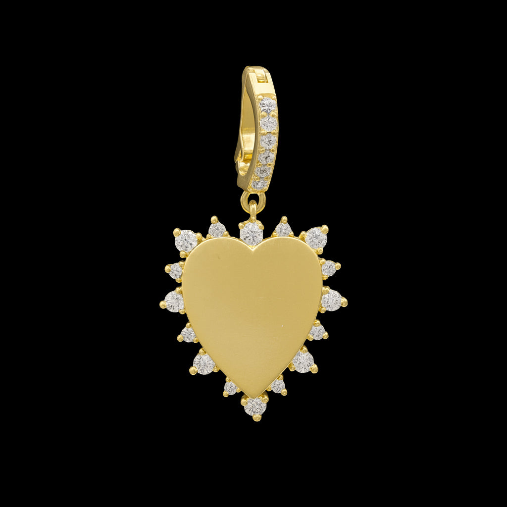 Matte Heart Pendant