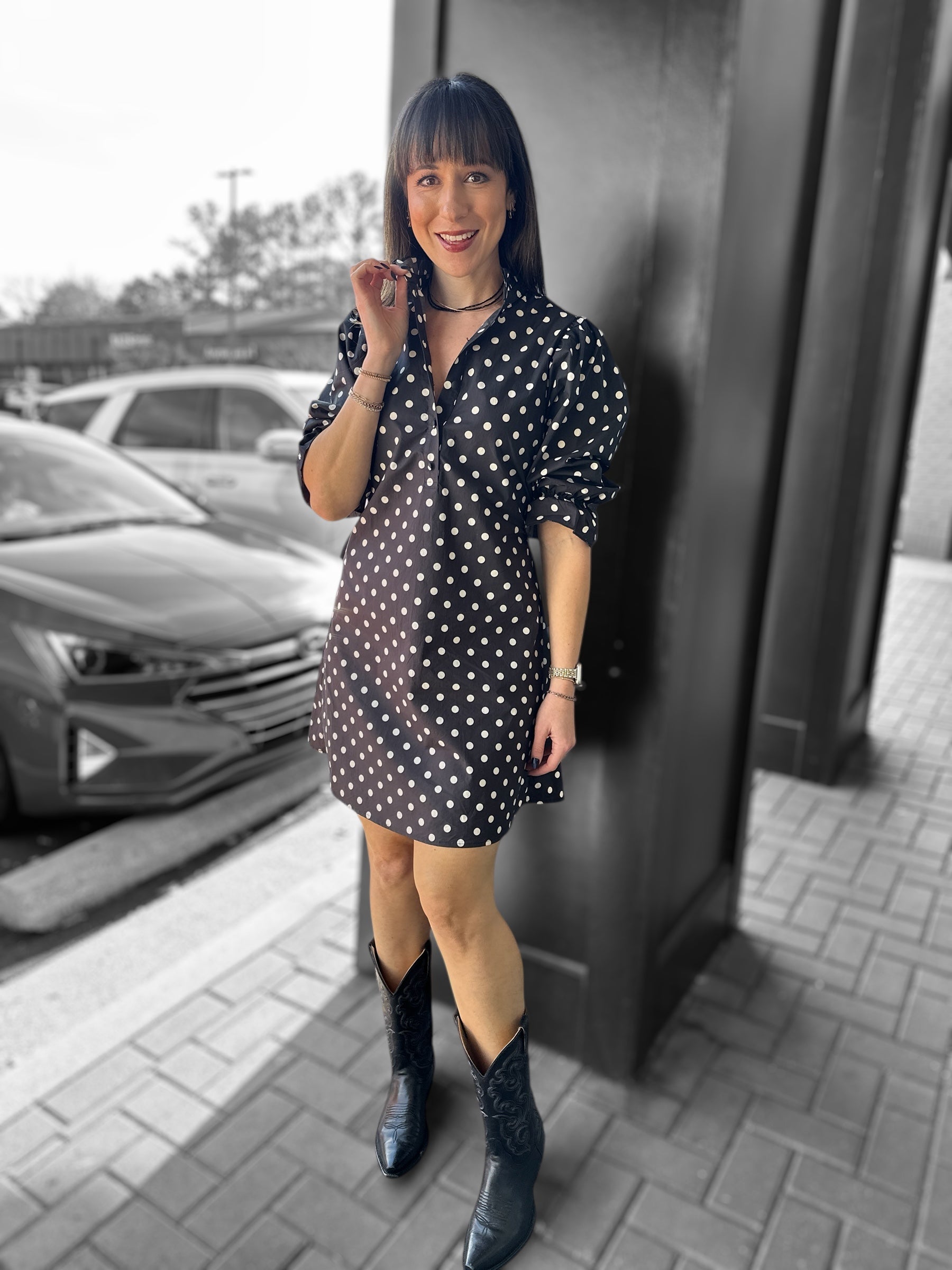 Adelina Dots Dress