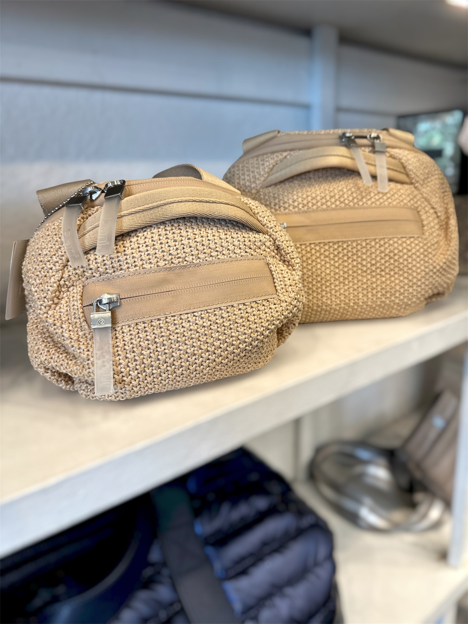 Bonnie Crossbody Bag - Straw