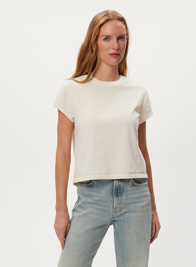 SOLENE BOXY HIGH CREW TEE
