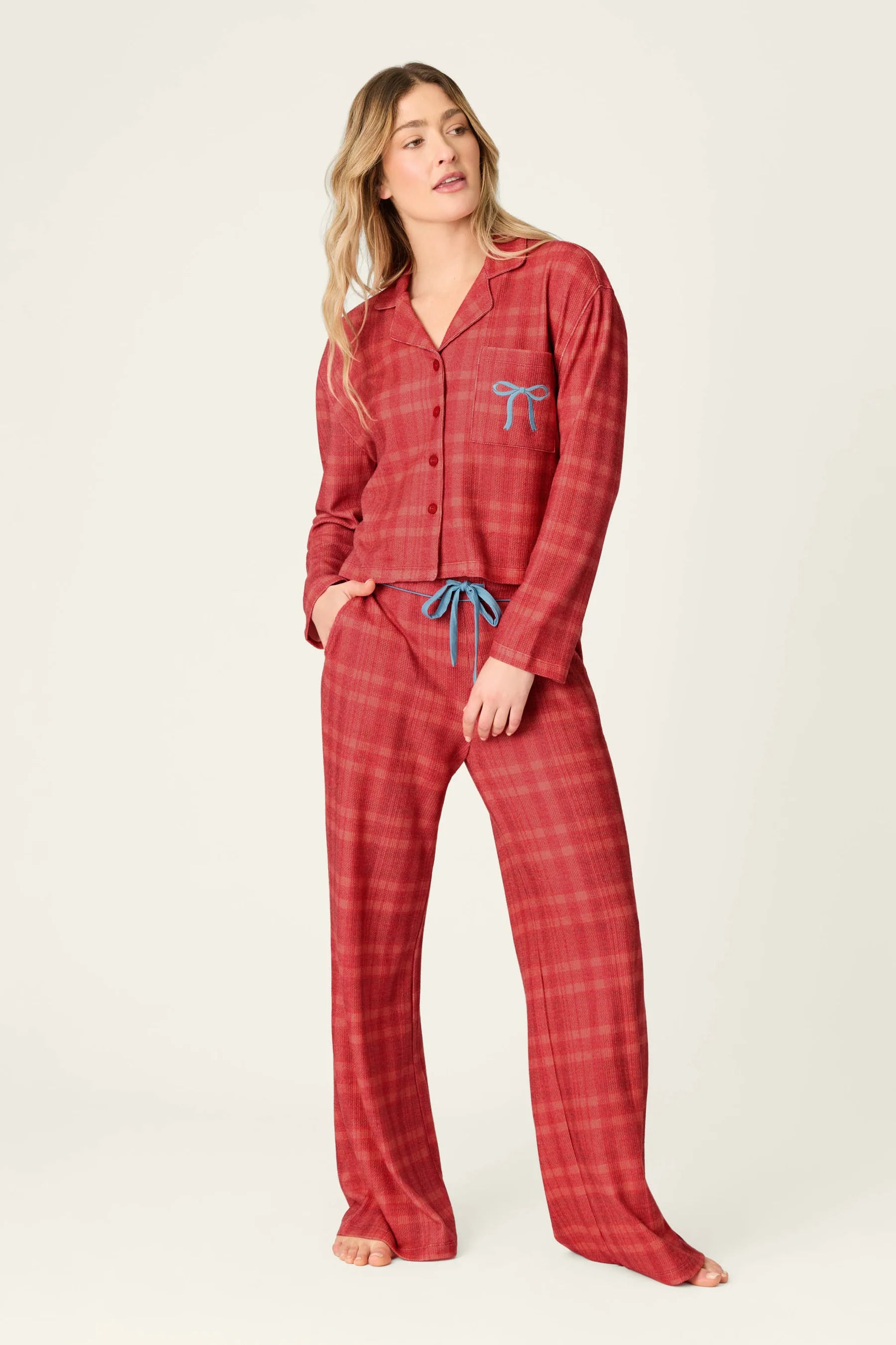 Mad for Plaid Lounge Set